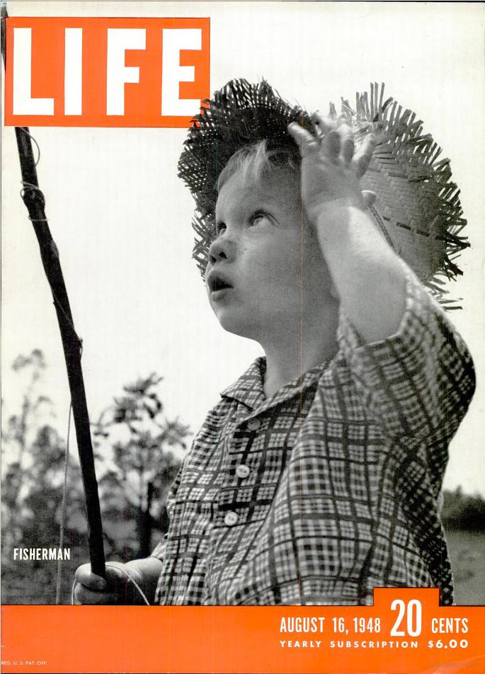 August 16, 1948 LIFE Magazine cover (photo by Rue Farris Drew).