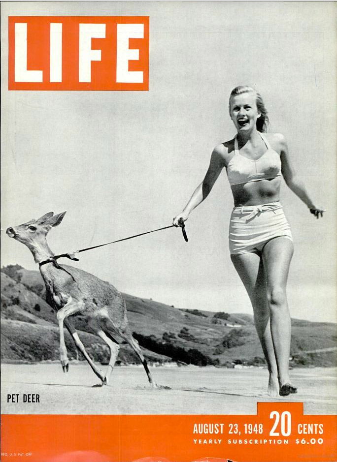 August 23, 1948 LIFE Magazine cover (photo by Jon Brenneis).