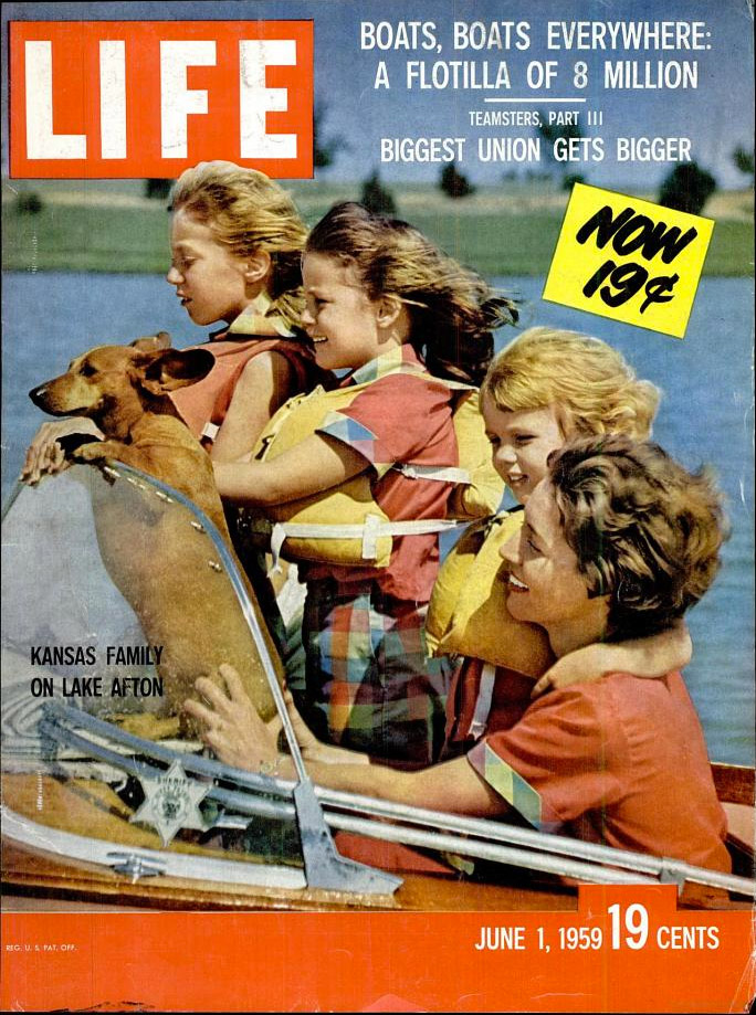 June 1, 1959 LIFE Magazine cover (photo by A.Y. Owen).