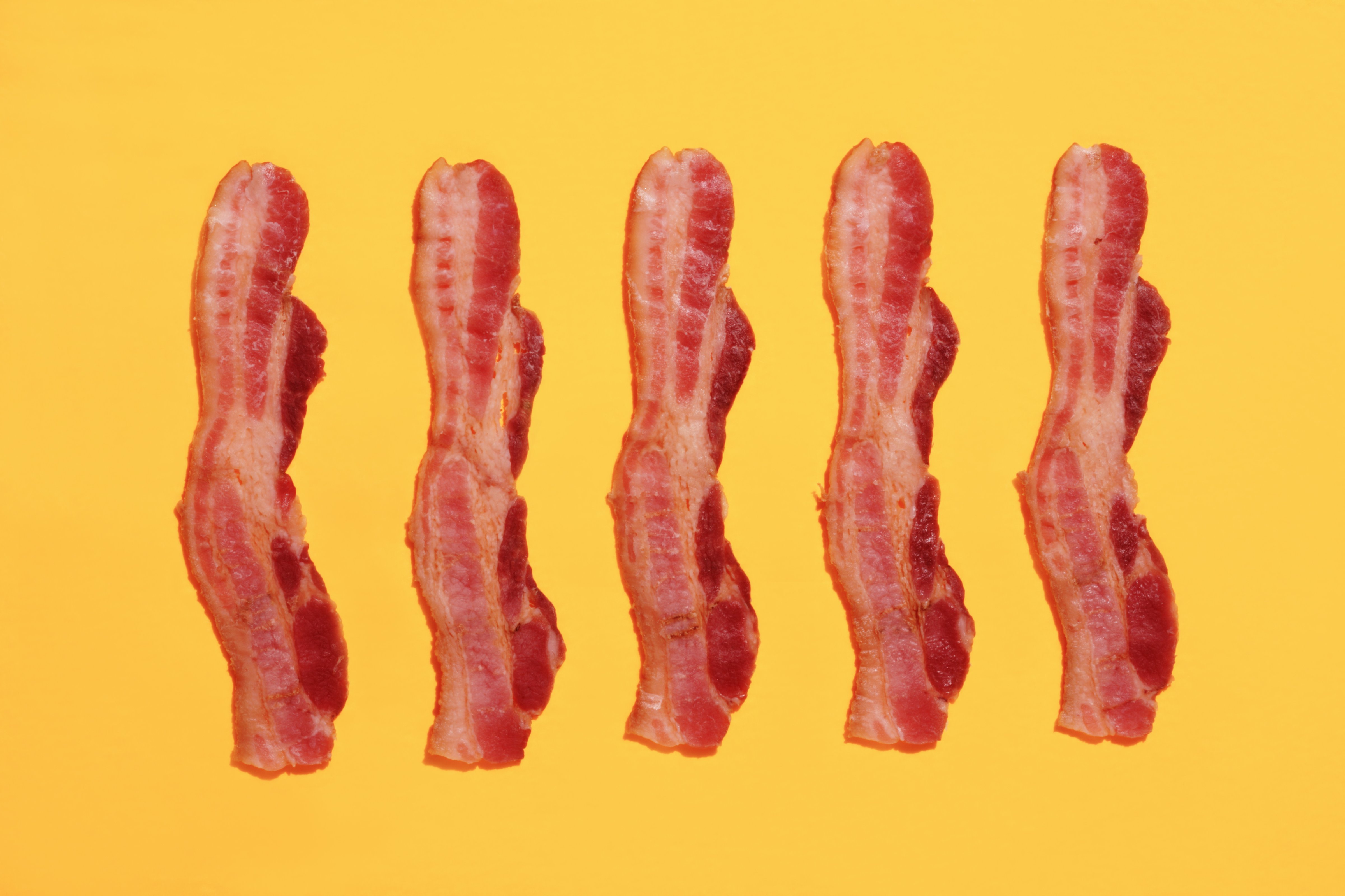 Strips of bacon (Paul Taylor&mdash;Getty Images)