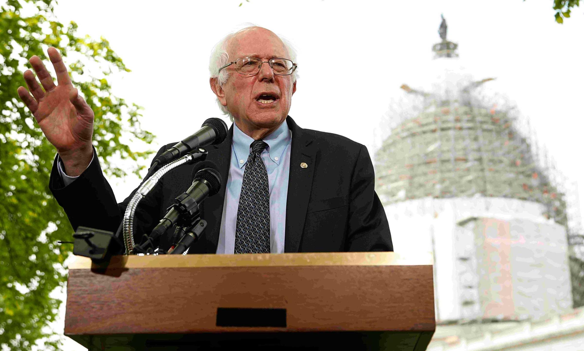 Presidential Campaign Launch Bernie Sanders