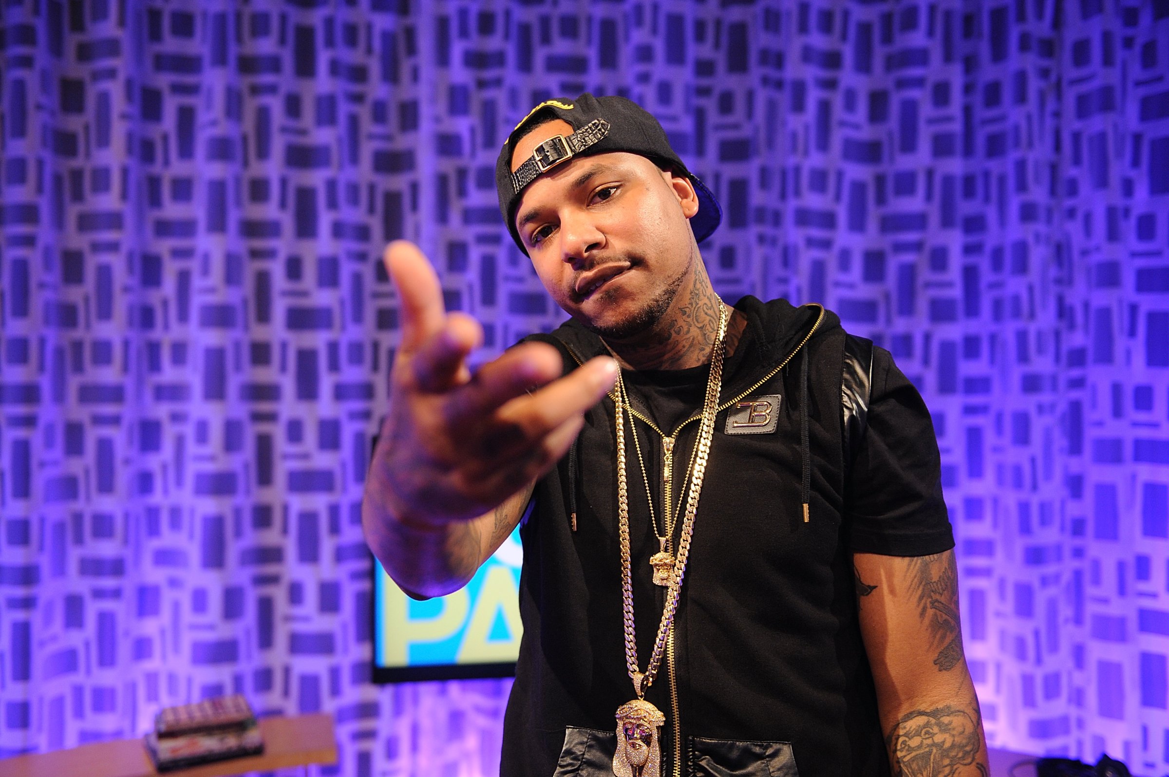 Hip-hop artist Chinx on June 11, 2014 in New York City