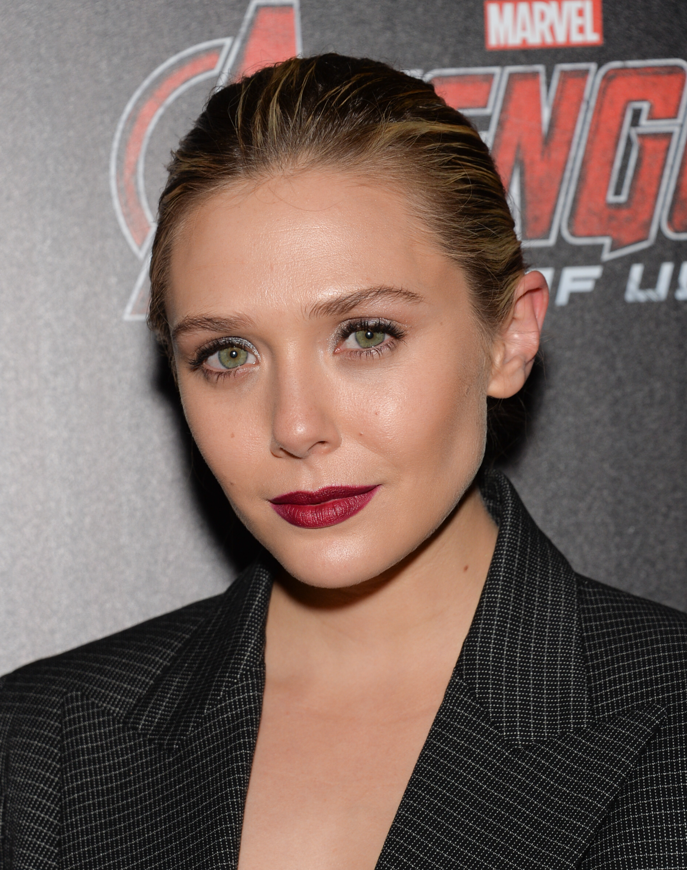 Actress Elizabeth Olsen attends a special screening of Marvel's 