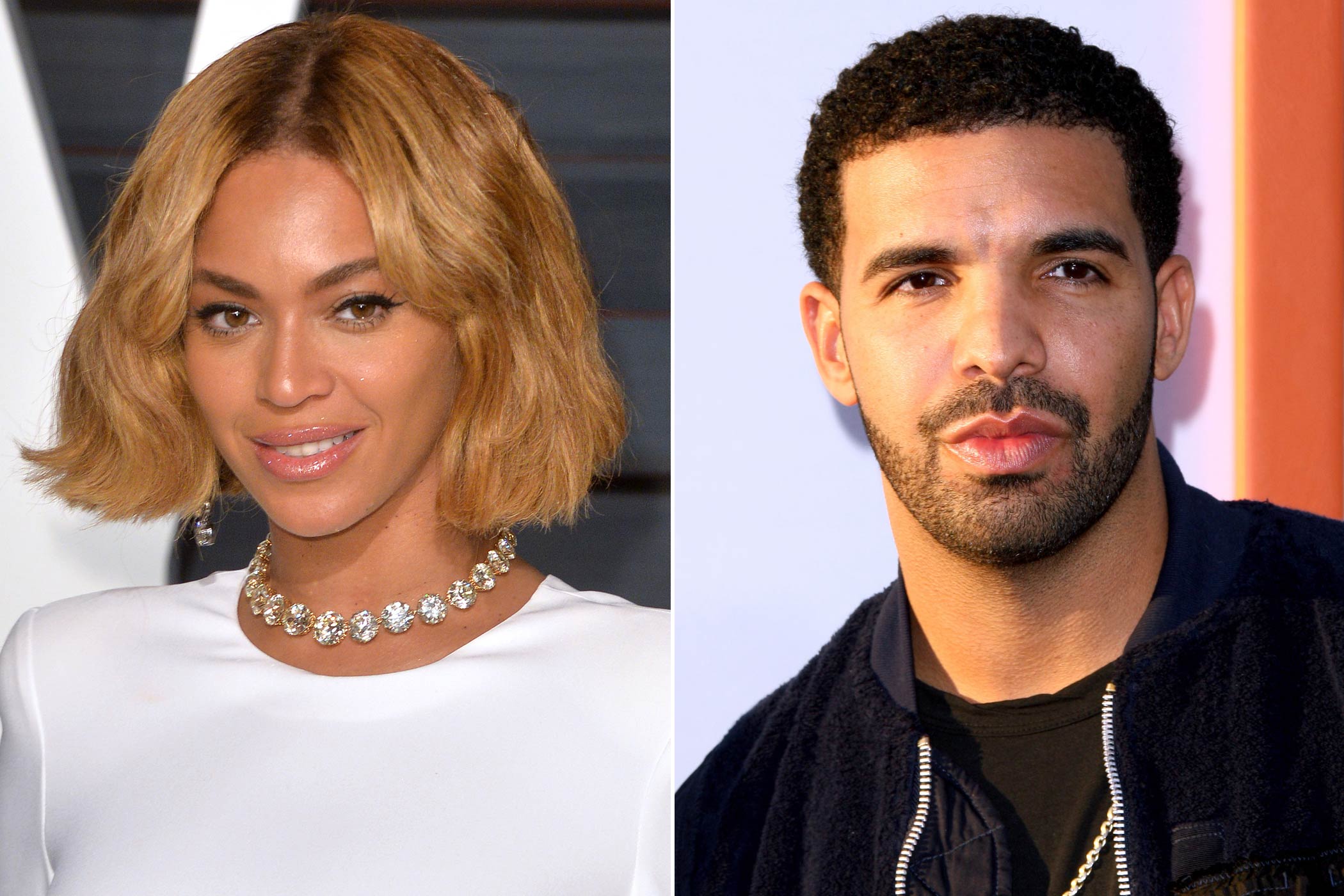 From left: Beyoncé and Drake (Getty Images (2))