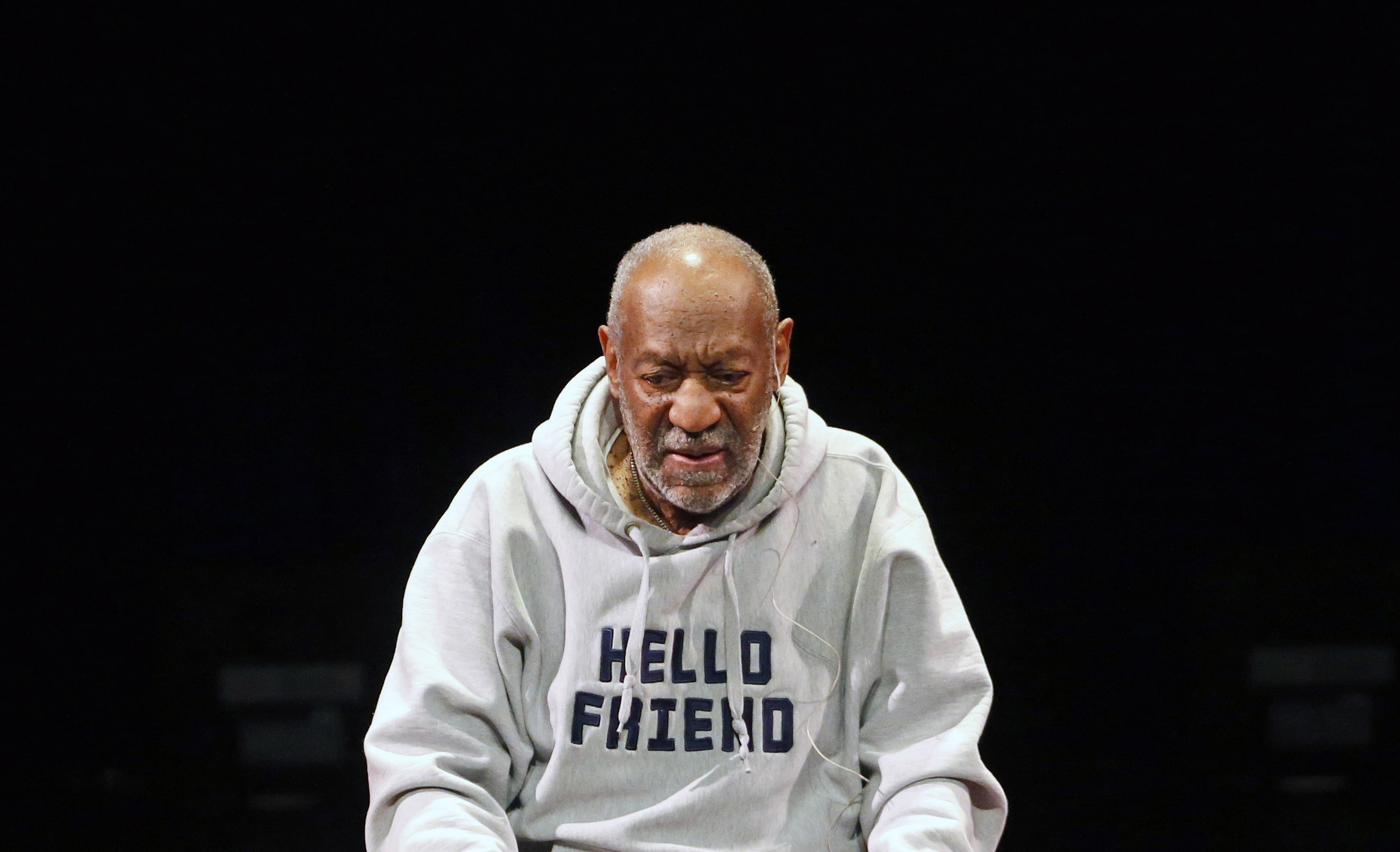 Comedian Bill Cosby performs at the Buell Theater in Denver