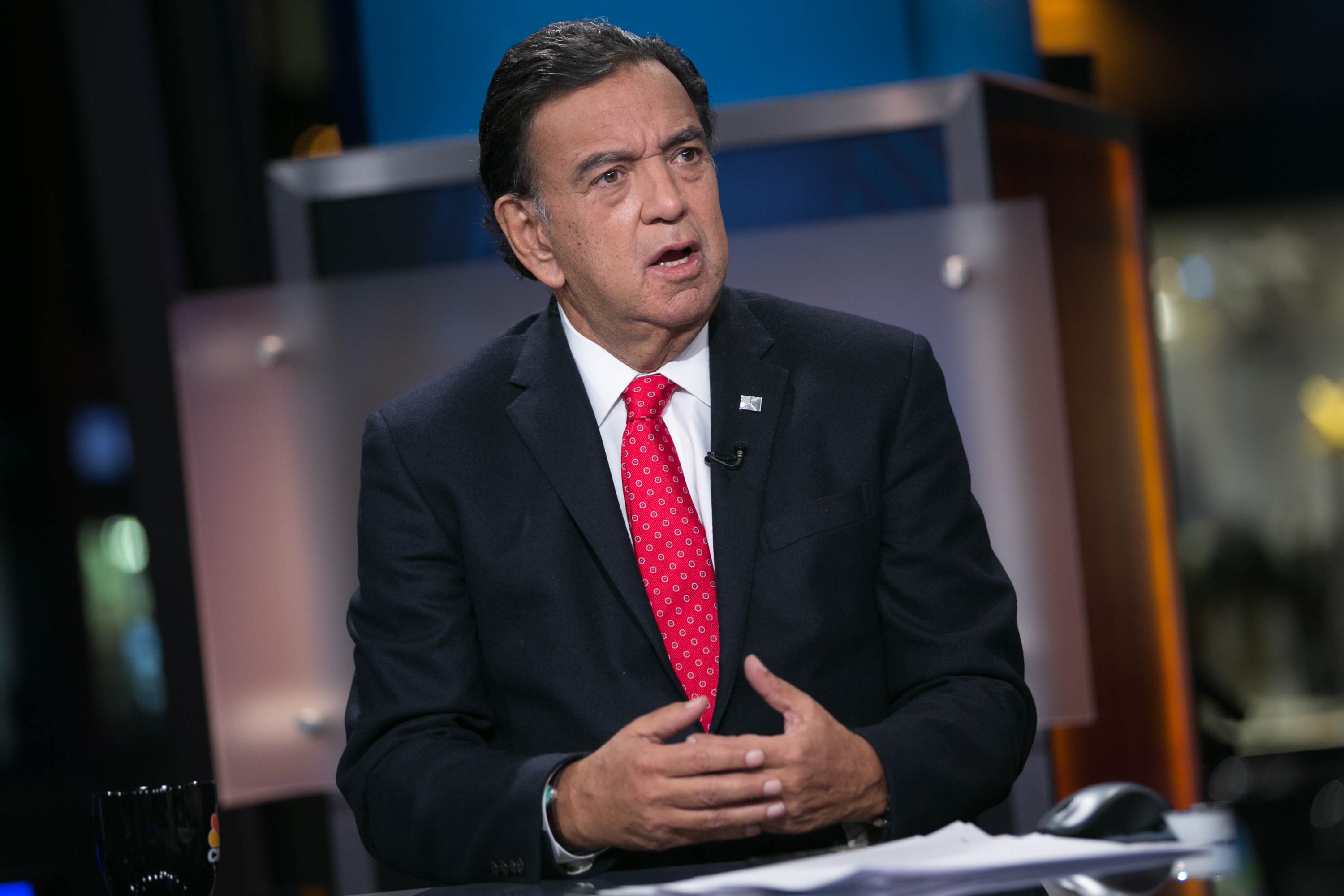 Bill Richardson, former Governor of New Mexico, in an interview on January 13, 2015. (CNBC—NBCU Photo Bank via Getty Images)