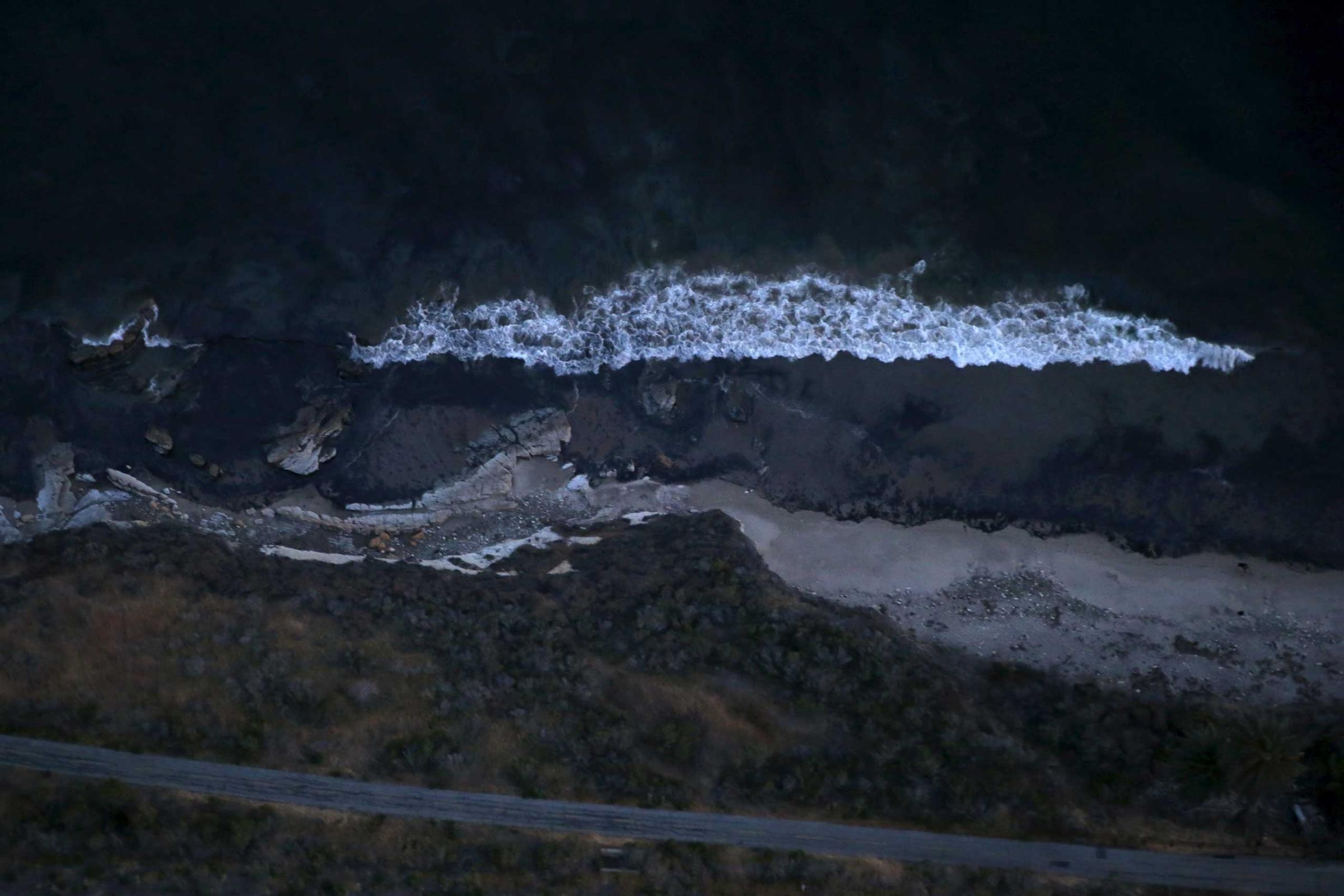 California Oil Spill Refugio State Beach Goleta