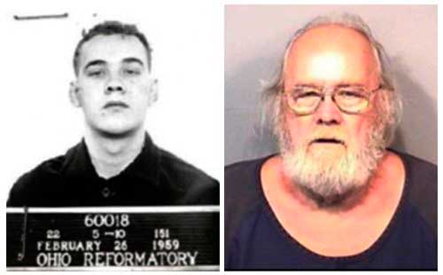 Frank Freshwaters, 79, of Akron, Ohio, United States, is seen in 1959 and 2015 photos released by the Brevard County Sheriff's Office in Florida. (Reuters)