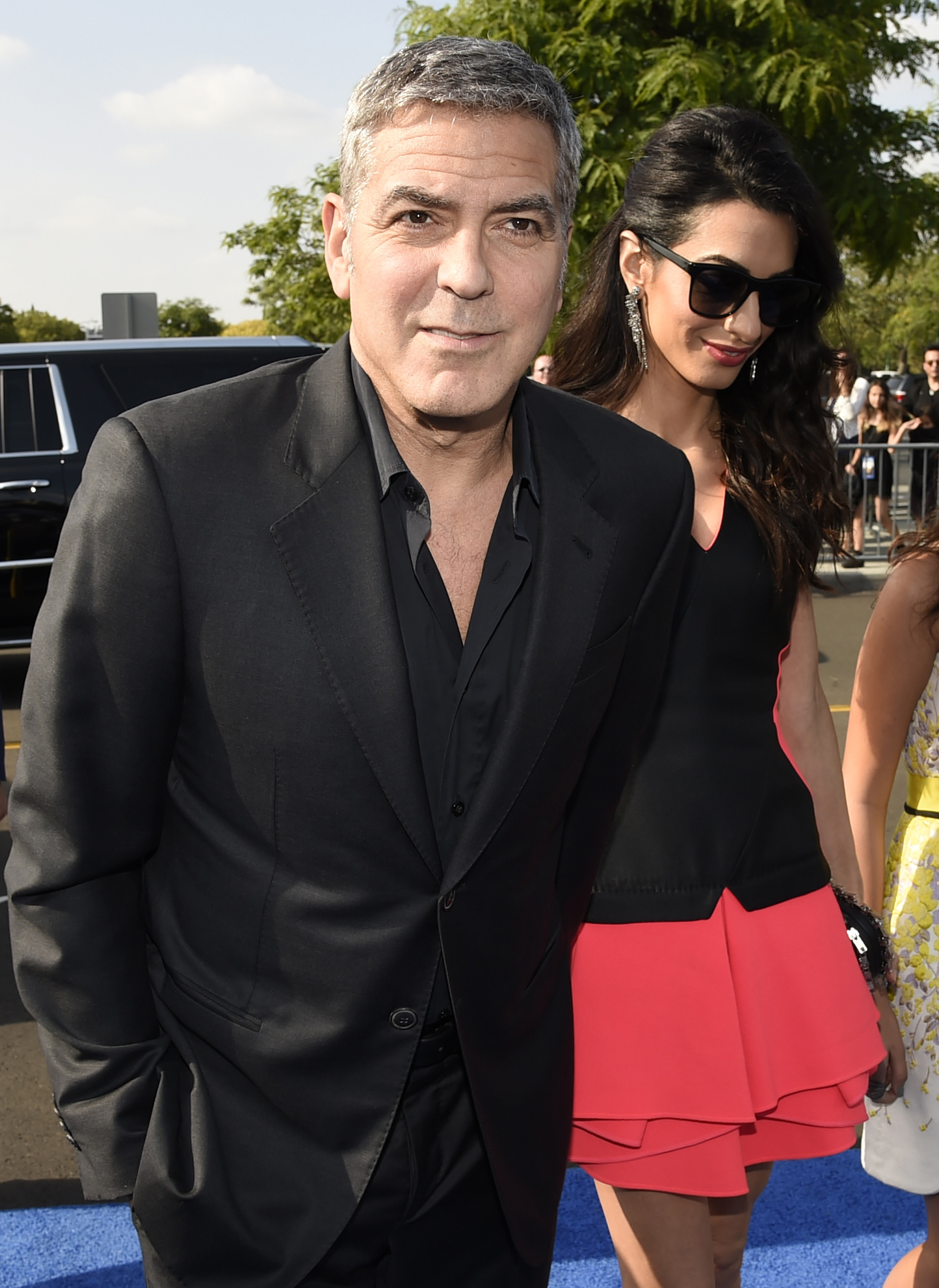 George Clooney and Amal Clooney arrive at the world premiere of "Tomorrowland" at AMC Downtown Disney on May 9, 2015, in Anaheim, Calif. (Chris Pizzello—Invision/AP)