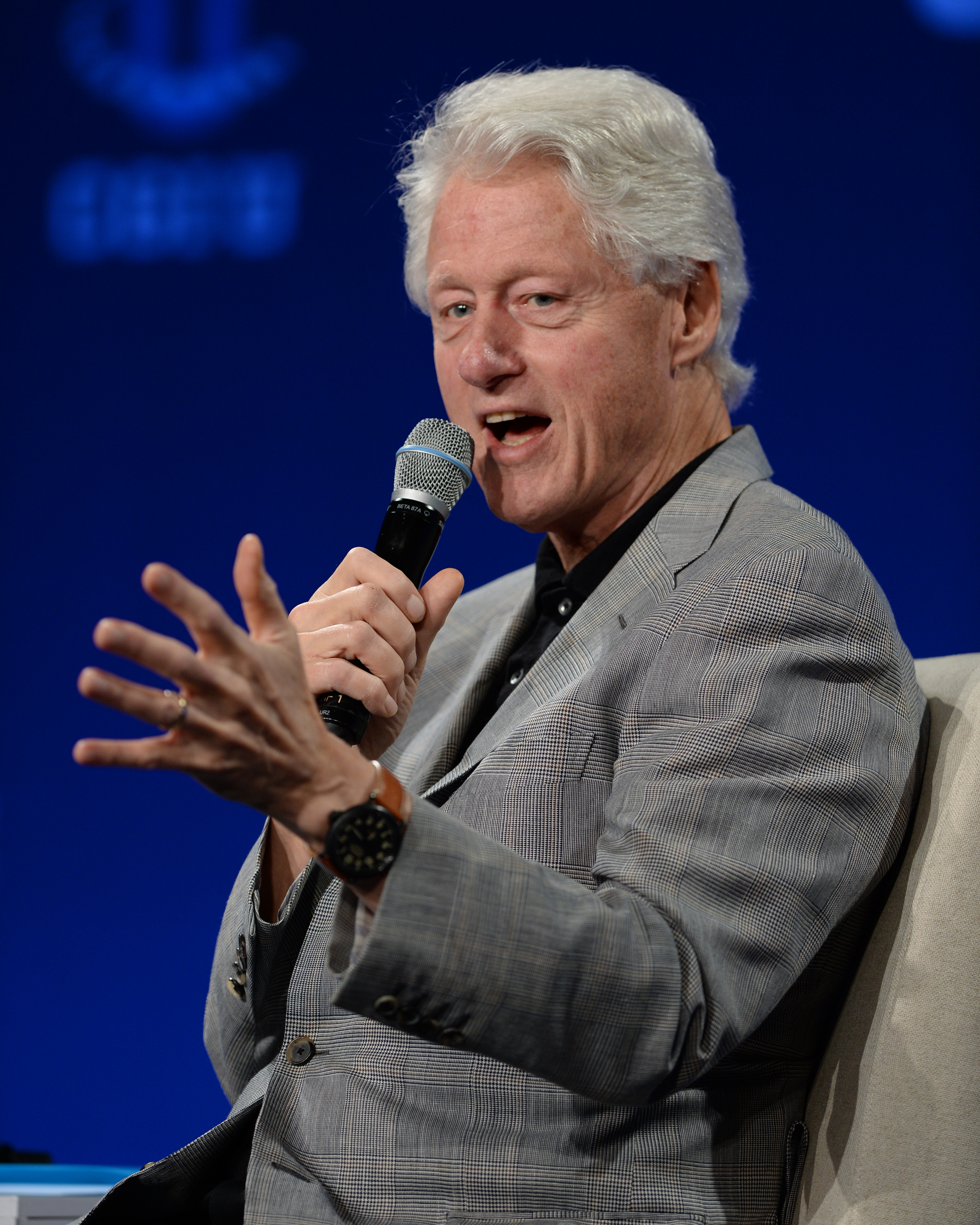 Former US President Bill Clinton attends the Clinton Global Initiative University at University of Miami on March 7, 2015 in Miami, Florida. (Larry Marano&mdash;Getty Images)