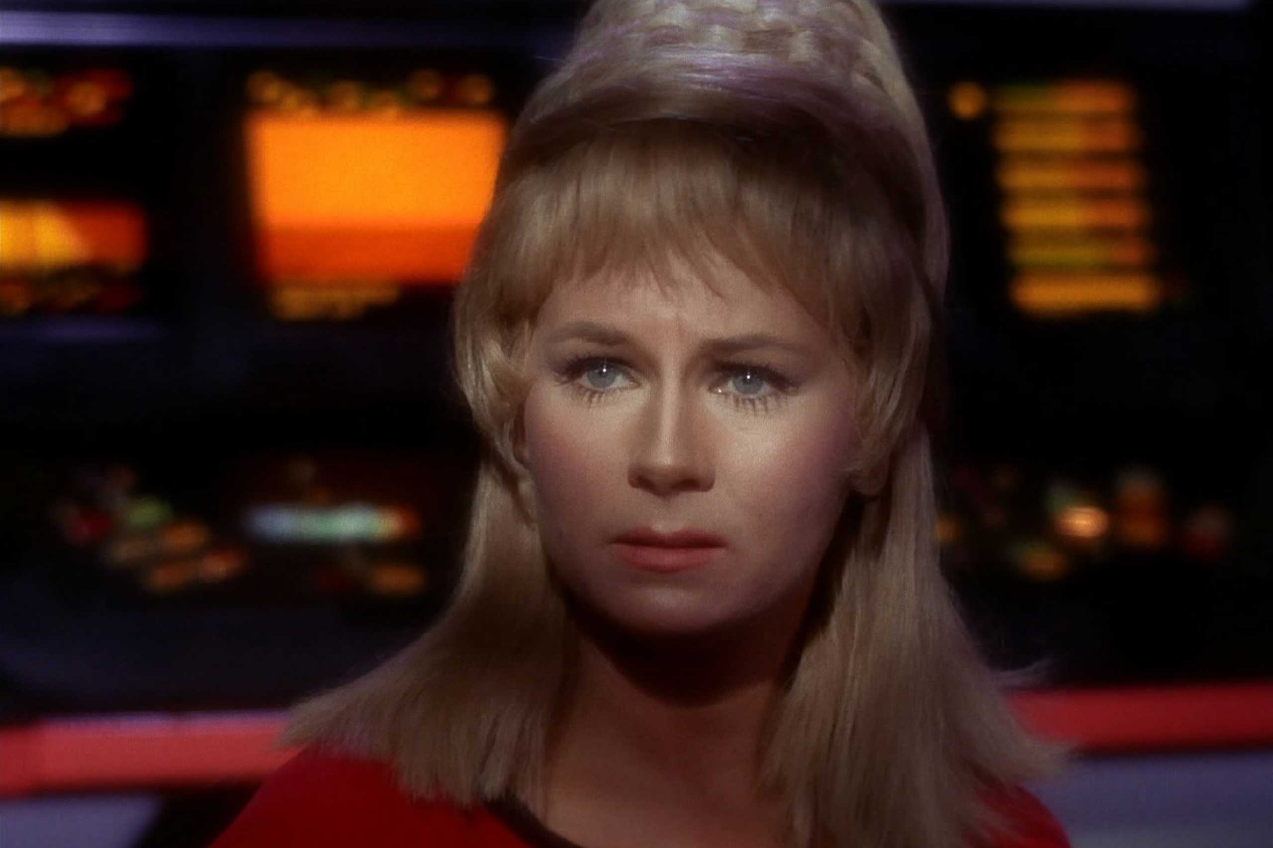 Actress Grace Lee Whitney, best known as Yeoman Rand on the original Star Trek television series, died at the age of 85 in Coarsegold, Calif. on May 3, 2015. (CBS Photo Archive/Getty Images)