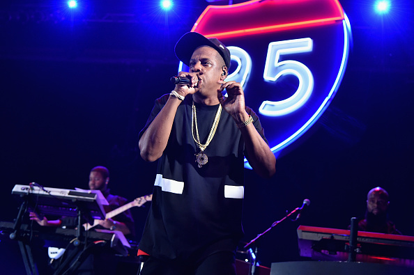 Jay-Z performs during TIDAL X: Jay-Z B-sides in NYC on May 16, 2015 in New York City. (Theo Wargo—Live Nation/Getty Images)