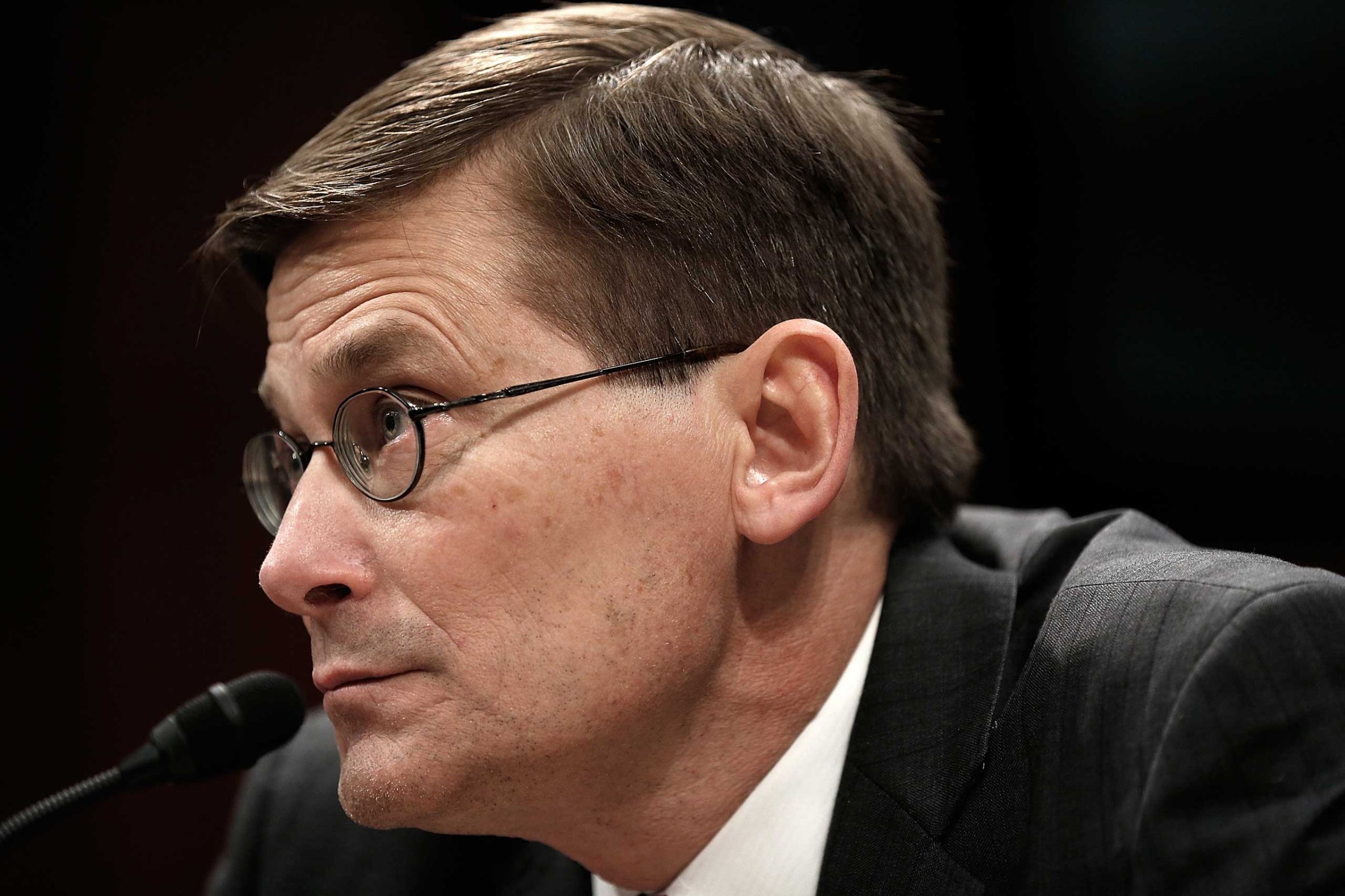 Former Deputy CIA Director Michael Morell testifies before the House Select Intelligence Committee April 2, 2014 in Washington, DC.