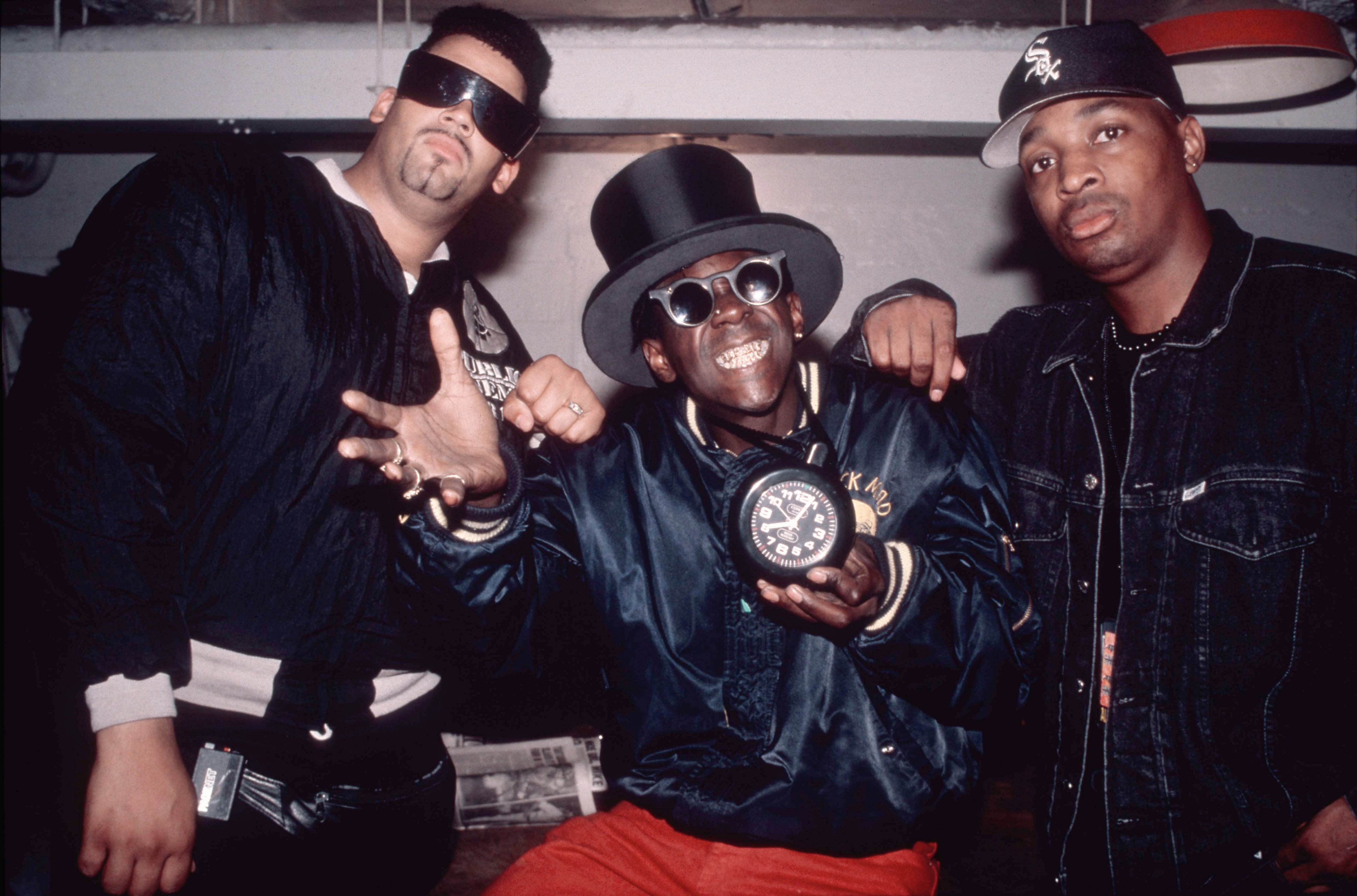 Photo of Public Enemy , on Jan. 1, 1991 (Ebet Roberts—Redferns/Getty Images)