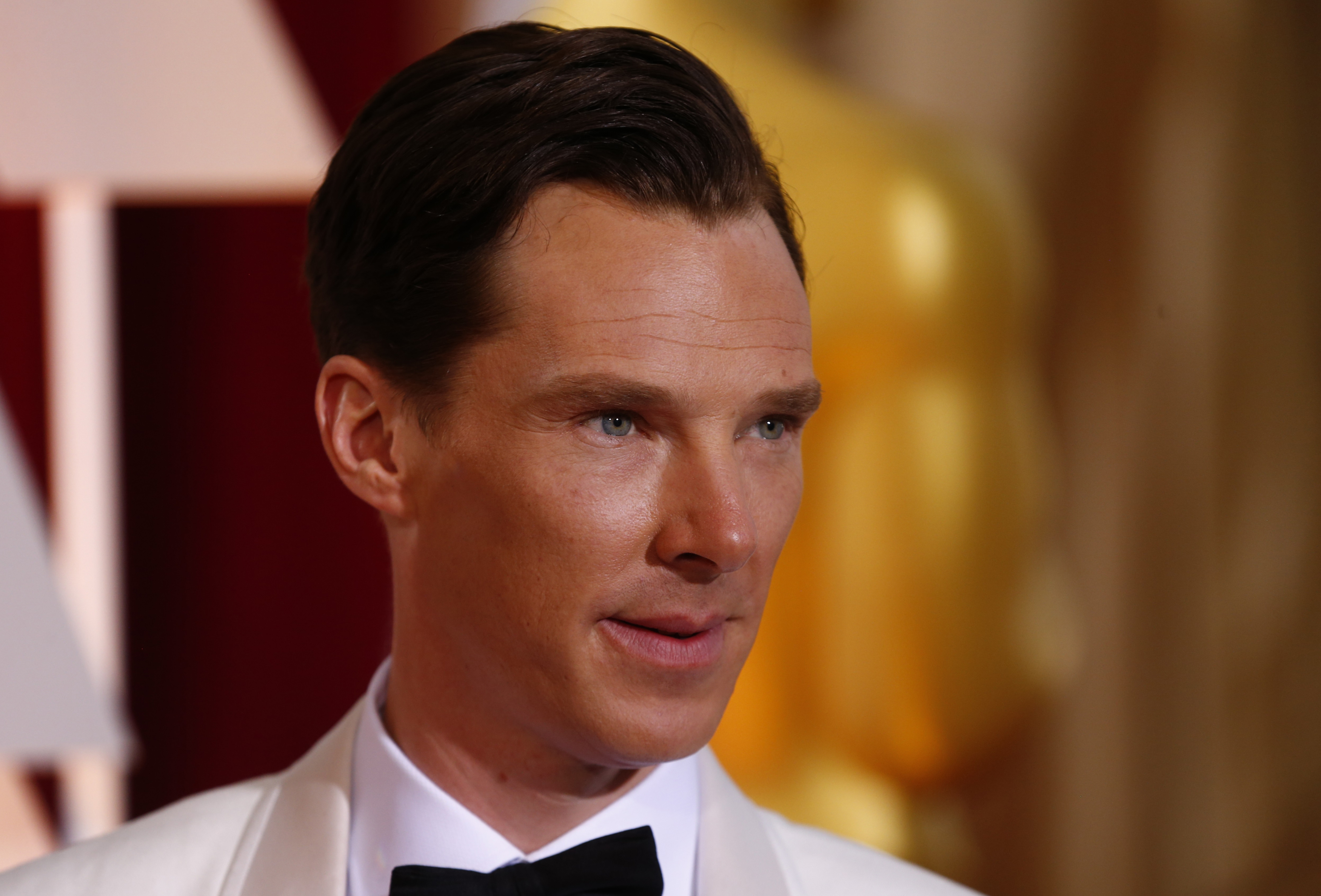 Benedict Cumberbatch, Best Actor nominee for his role in <i>The Imitation Game</i>, arrives at the 87th Academy Awards in Hollywood on Feb. 22, 2015 (Lucas Jackson—Reuters)