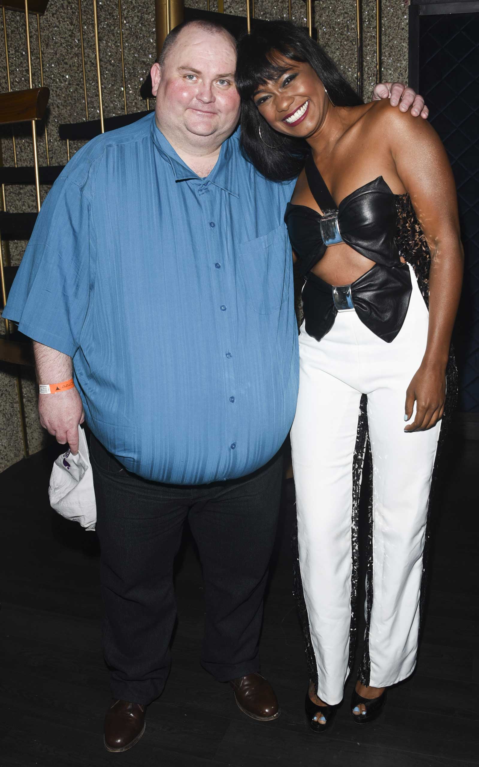 Dancing man Sean O'Brien and Actress Tatyana Ali attend Avalon Hollywood on May 23, 2015 in Los Angeles. (Michael Bezjian—Getty Images)