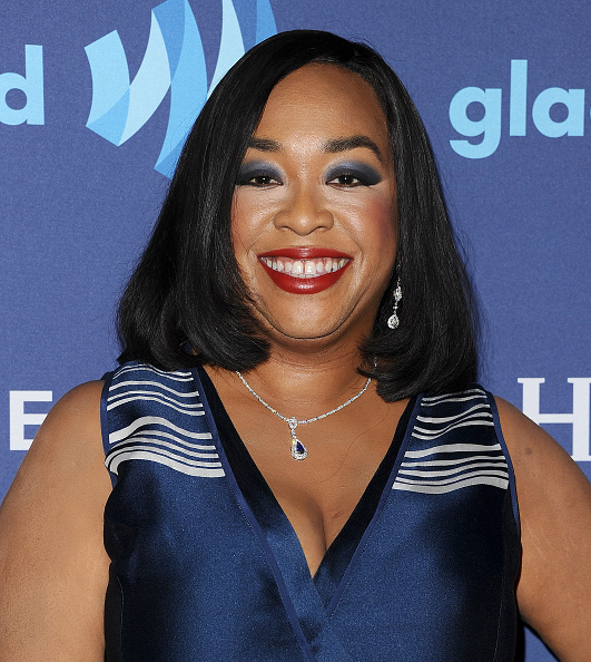 Shonda Rhimes at the GLAAD Media Awards on March 21, 2015 in Beverly Hills, California.