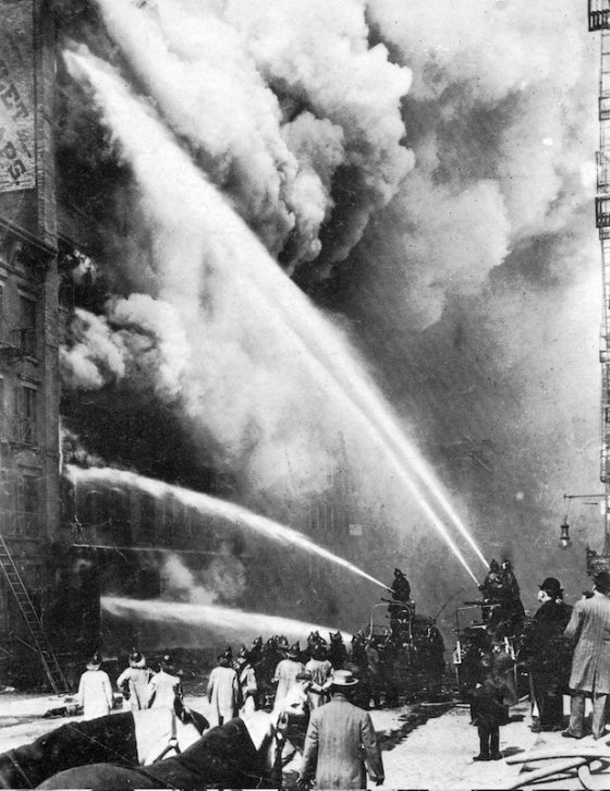 The Triangle Shirtwaist Factory Catches Fire (Mar. 25, 1911)