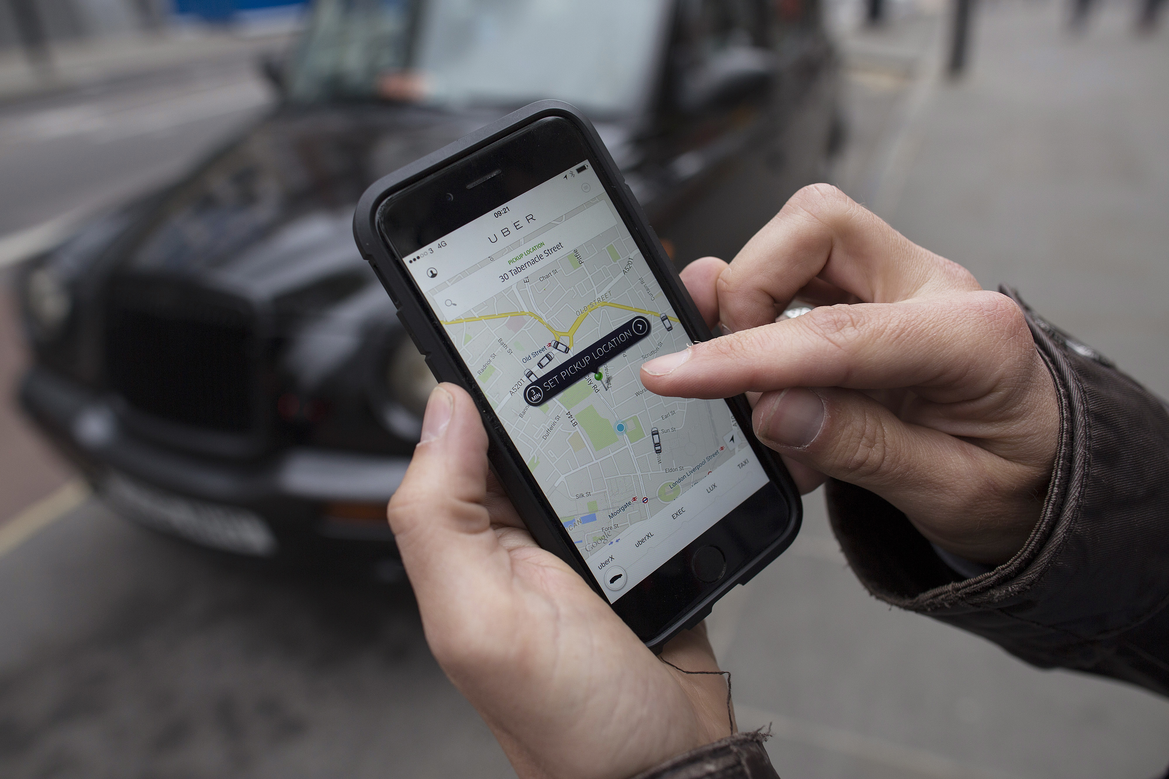 London Taxi Cabs As Uber Technologies Inc. Blitz Leads To Drop in Black Cab Recruits