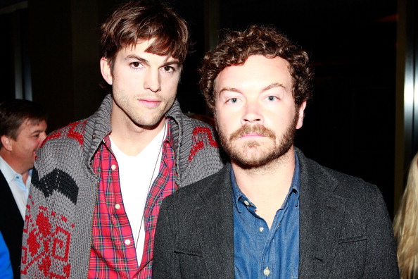 Ashton Kutcher and Danny Masterson at the People: Spring Collection in West Hollywood, Calif. on March 6, 2012.