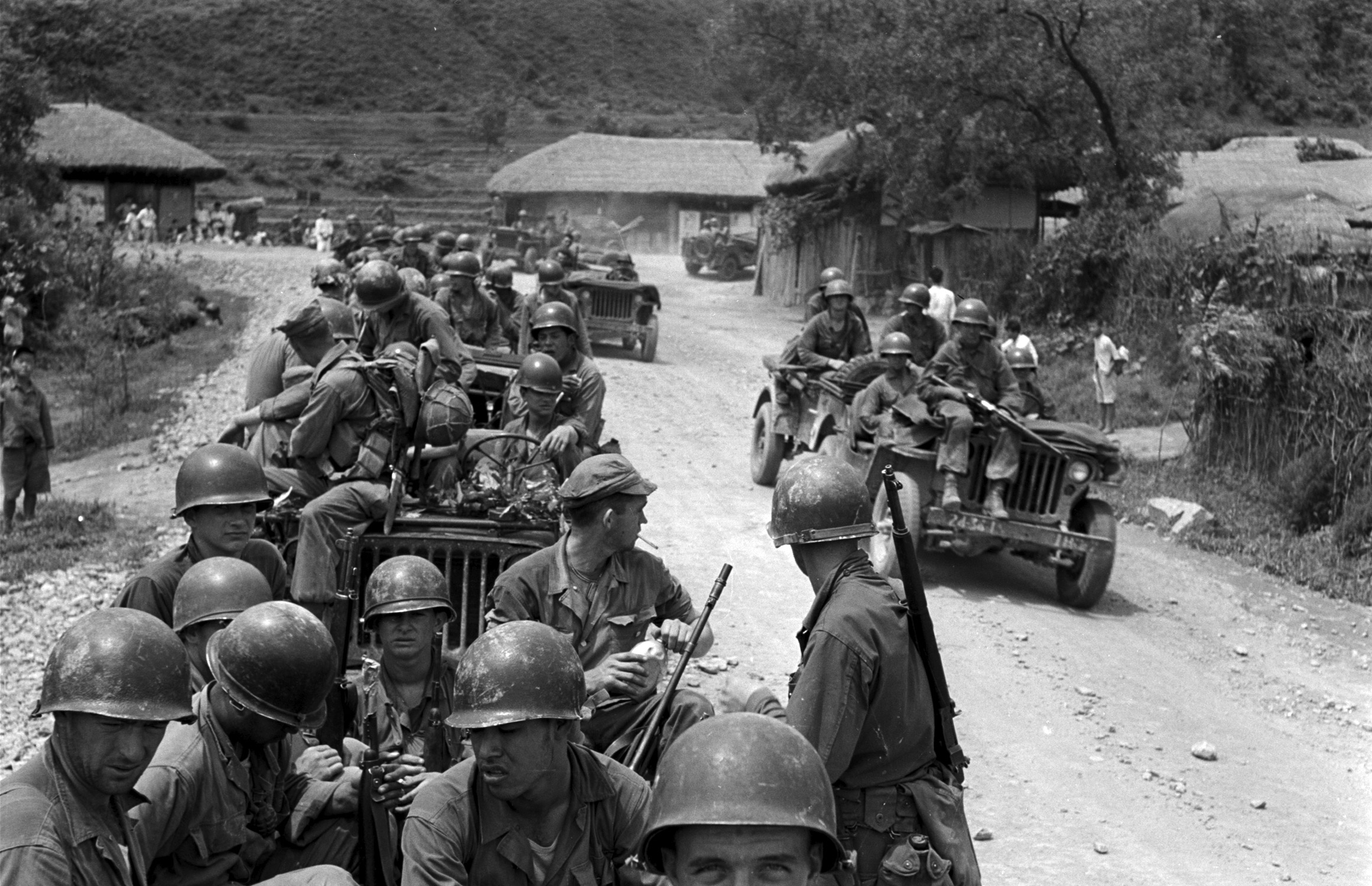 The 1st Cavalry in Korea, July 1950.