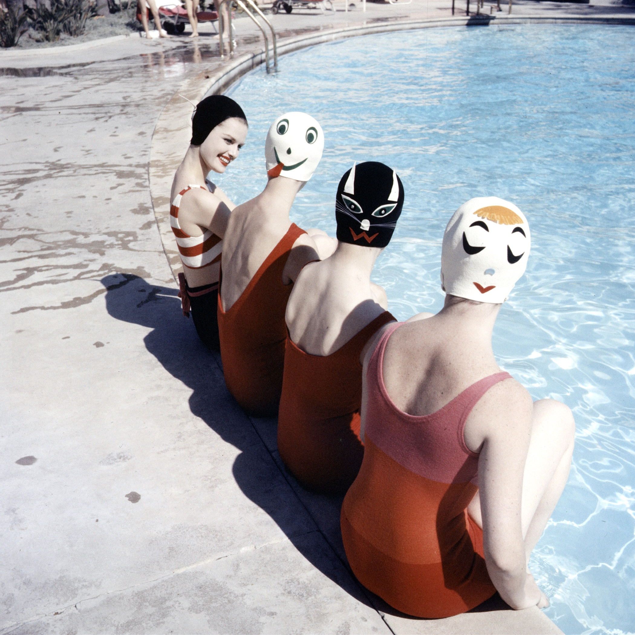 Crazy Swim Caps 1959