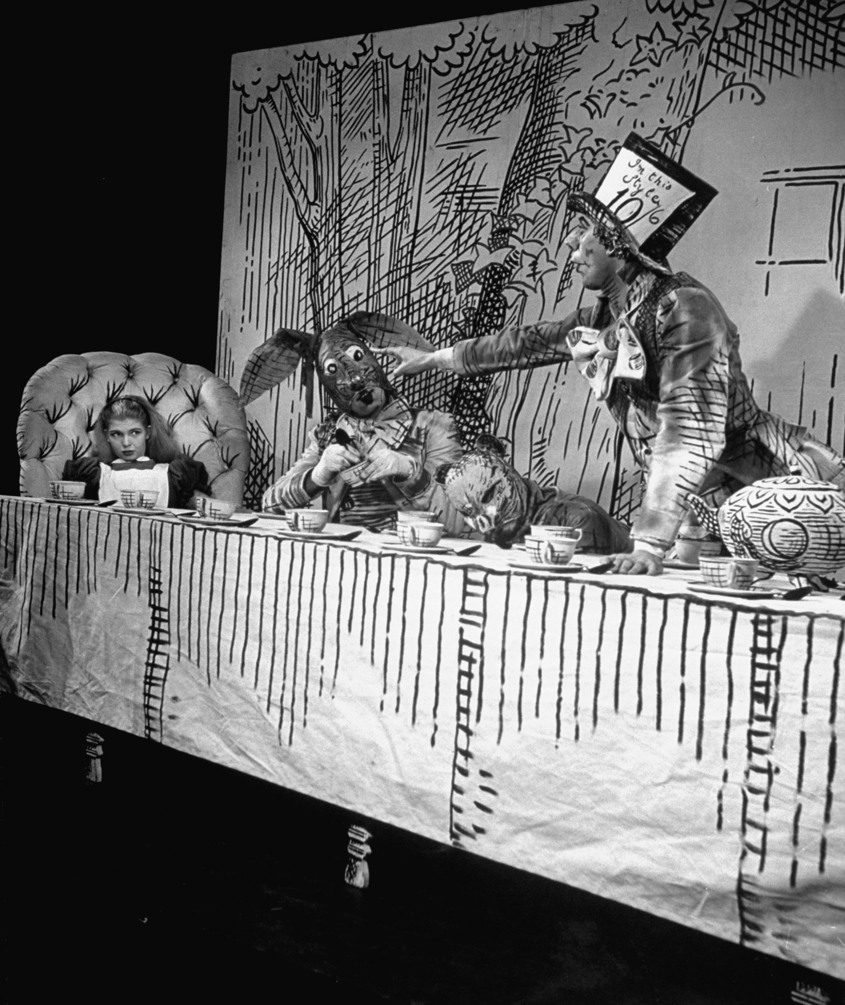 Alice in Wonderland NYC Theater production, 1947
