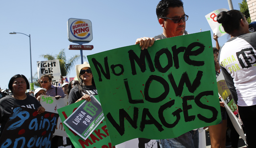 Fast-Food Strikes in 50 U.S. Cities Seeking $15 Per Hour