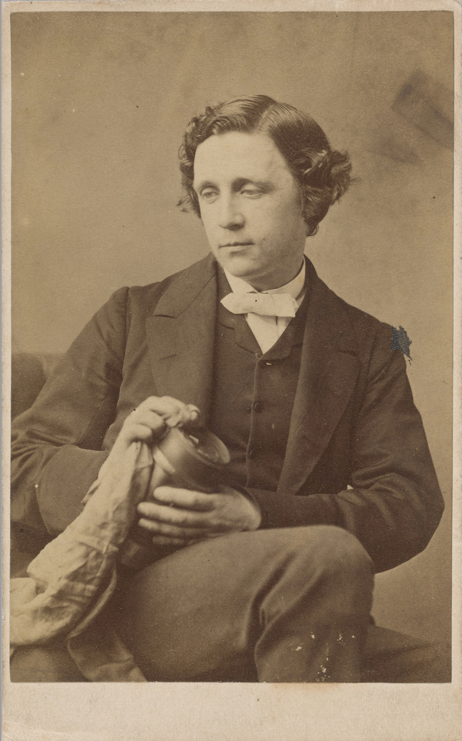 Photograph of Lewis Carroll, 1863. (Oscar Gustav Rejlander—The Morgan Library &amp; Museum)