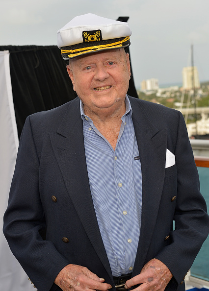 Dick Van Patten at Love Boat Cast Christening Of Regal Princess Cruise Ship at Port Everglades in Fort Lauderdale, Fla. on Nov. 5, 2014.