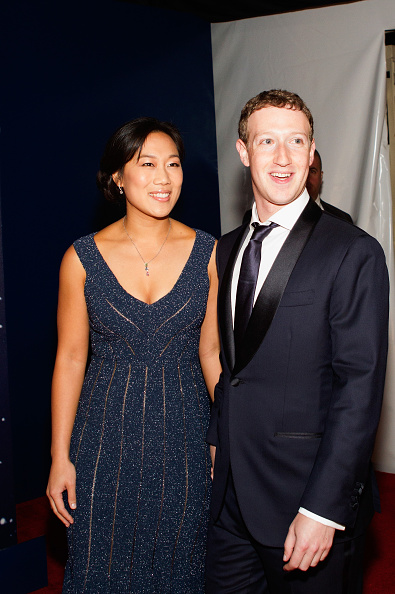 Priscilla Chan and Mark Zuckerberg attend the Breakthrough Prize Awards Ceremony in Mountain View, Calif. on Nov. 9, 2014.