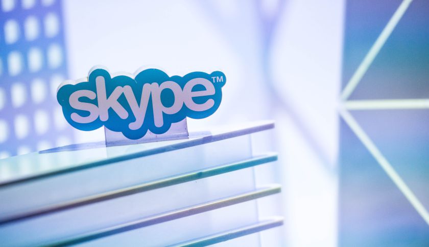 The Skype logo. (David Ramos&mdash;Getty Images)