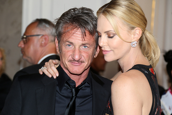 Sean Penn and Charlize Theron attend the AIDS Solidarity Gala at Hofburg Vienna on May 16, 2015 (Thomas Niedermueller—Life Ball/Getty Images)