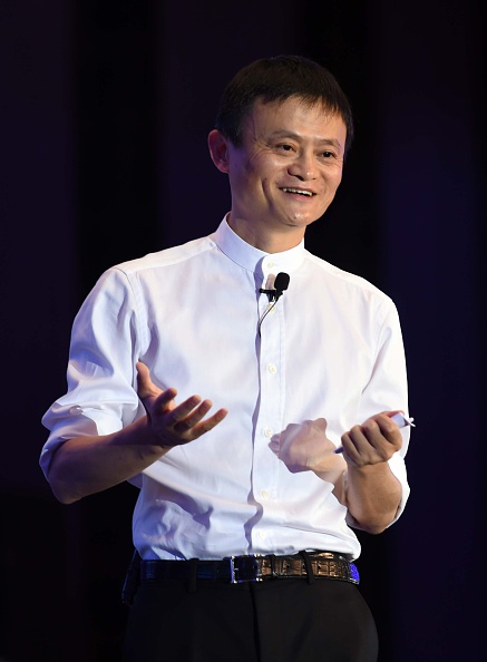 Jack Ma at the Global Women Entrepreneurs Conference in Hangzhou, China on May 20, 2015.