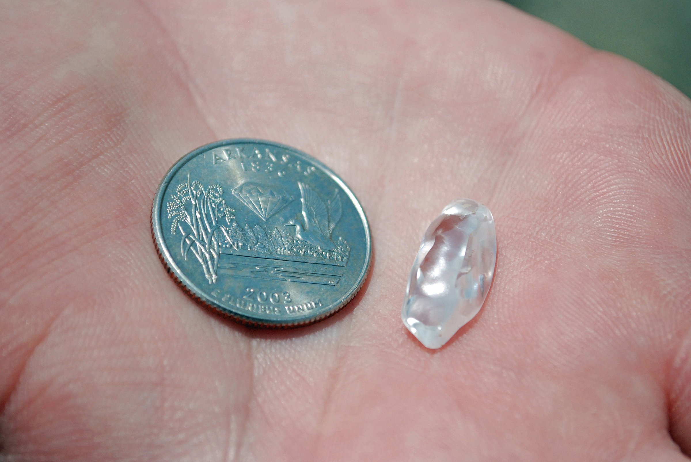 8.52-carat diamond Arkansas quarter