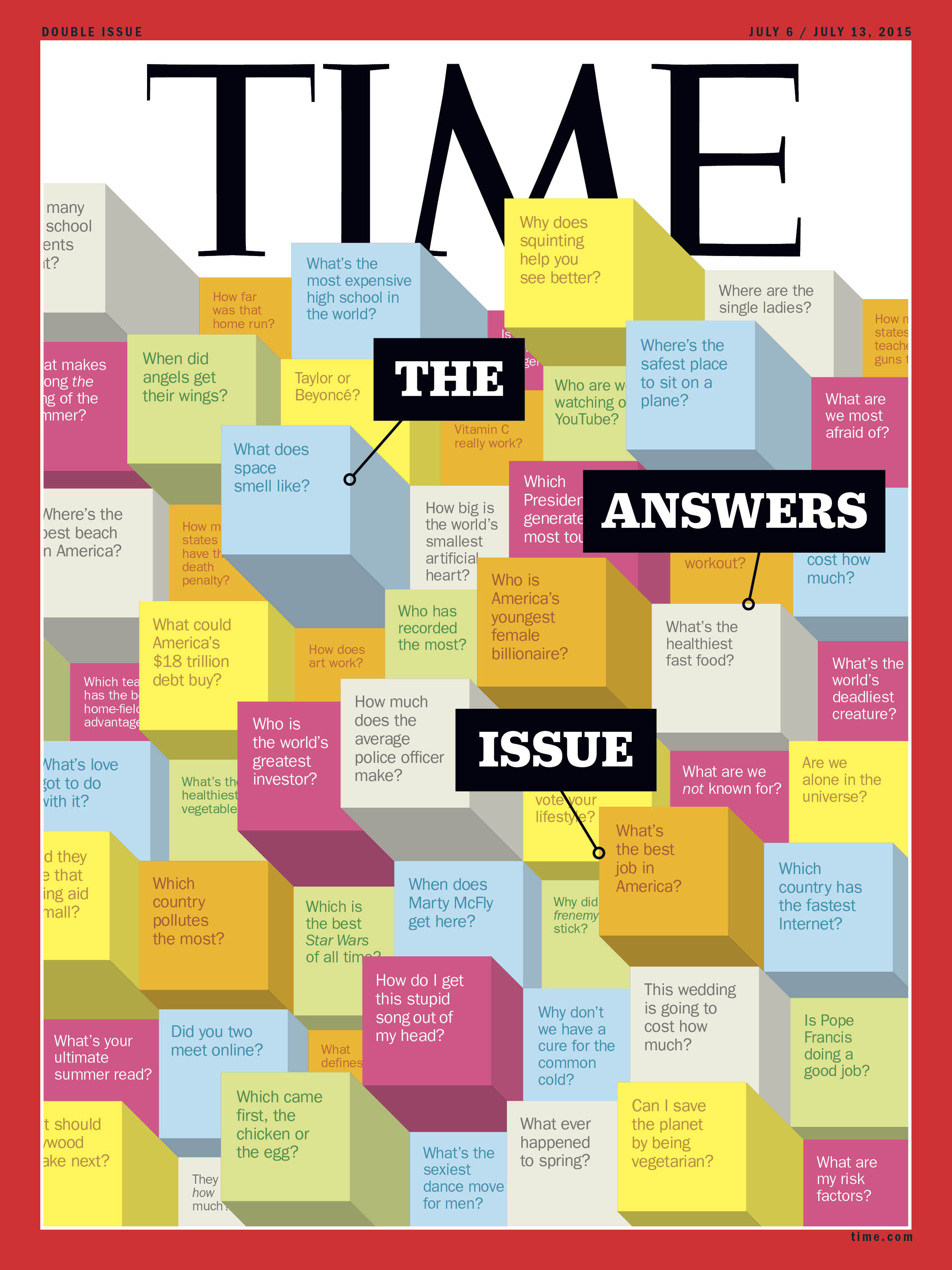 The Answers Issue Time Magazine 150706
