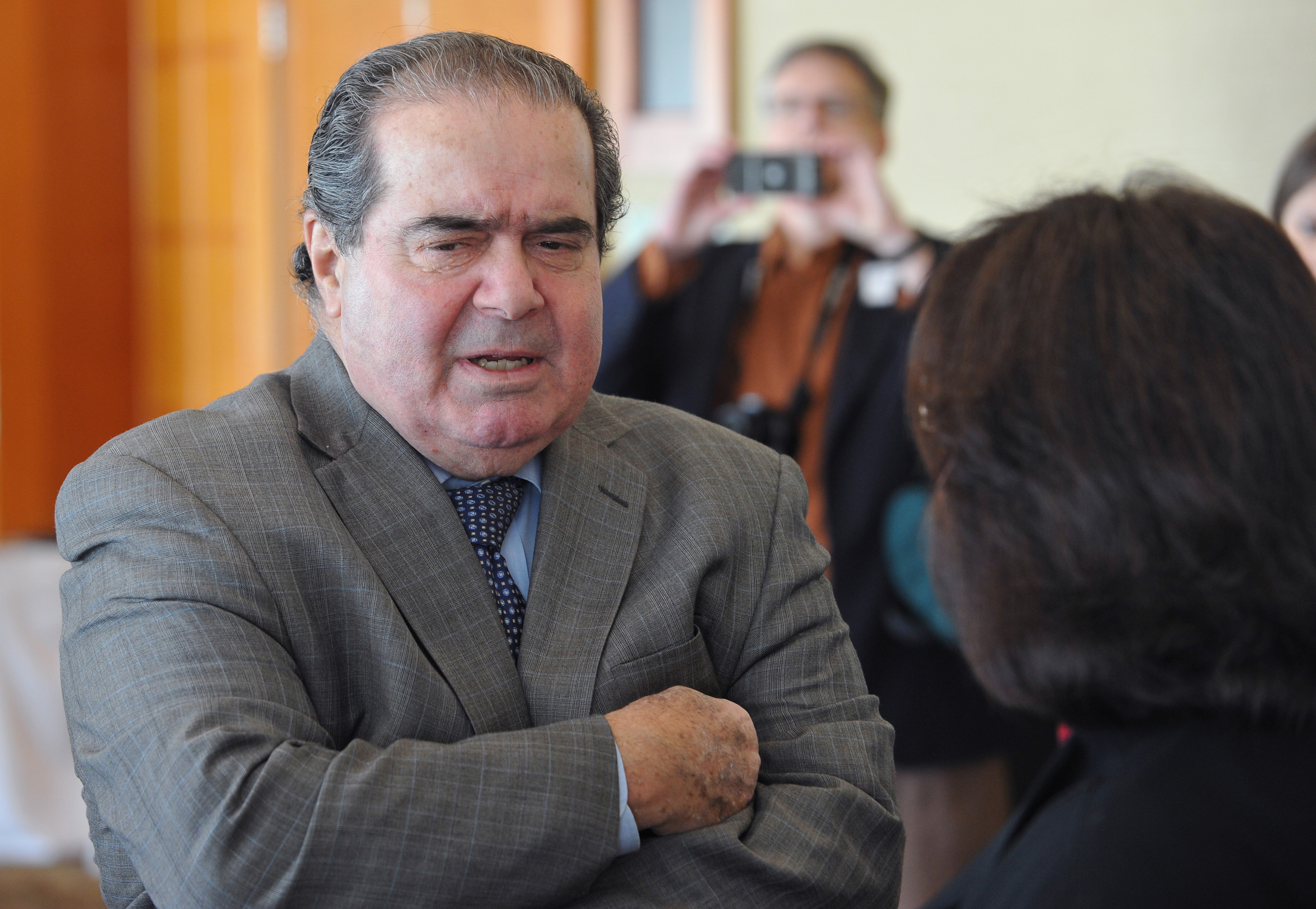 U.S. Supreme Court Justice Antonin Scalia in 2014. (Dave Tulis—AP)