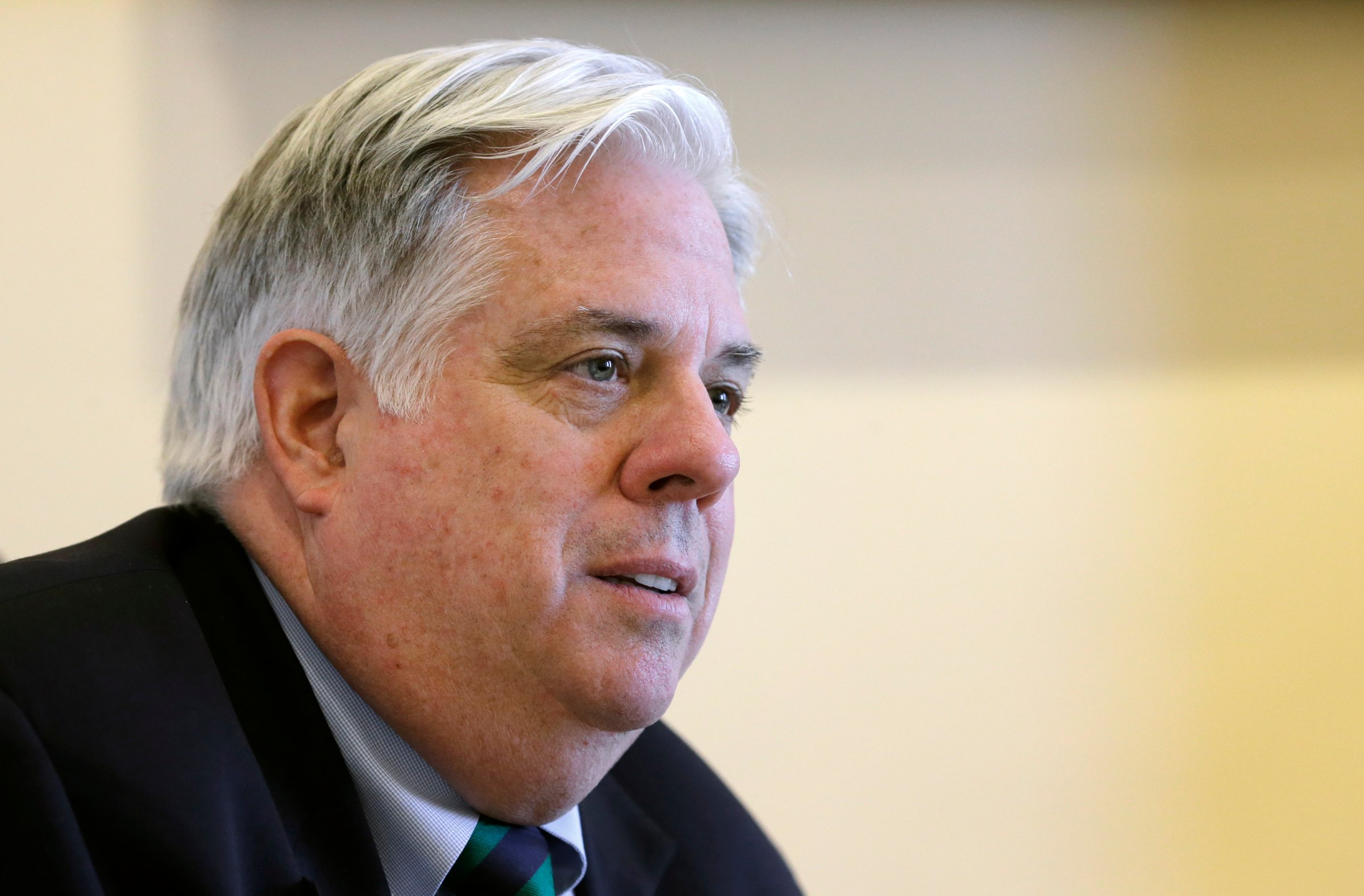 Maryland Gov. Larry Hogan at an interview in Annapolis, Md on April 6, 2015.