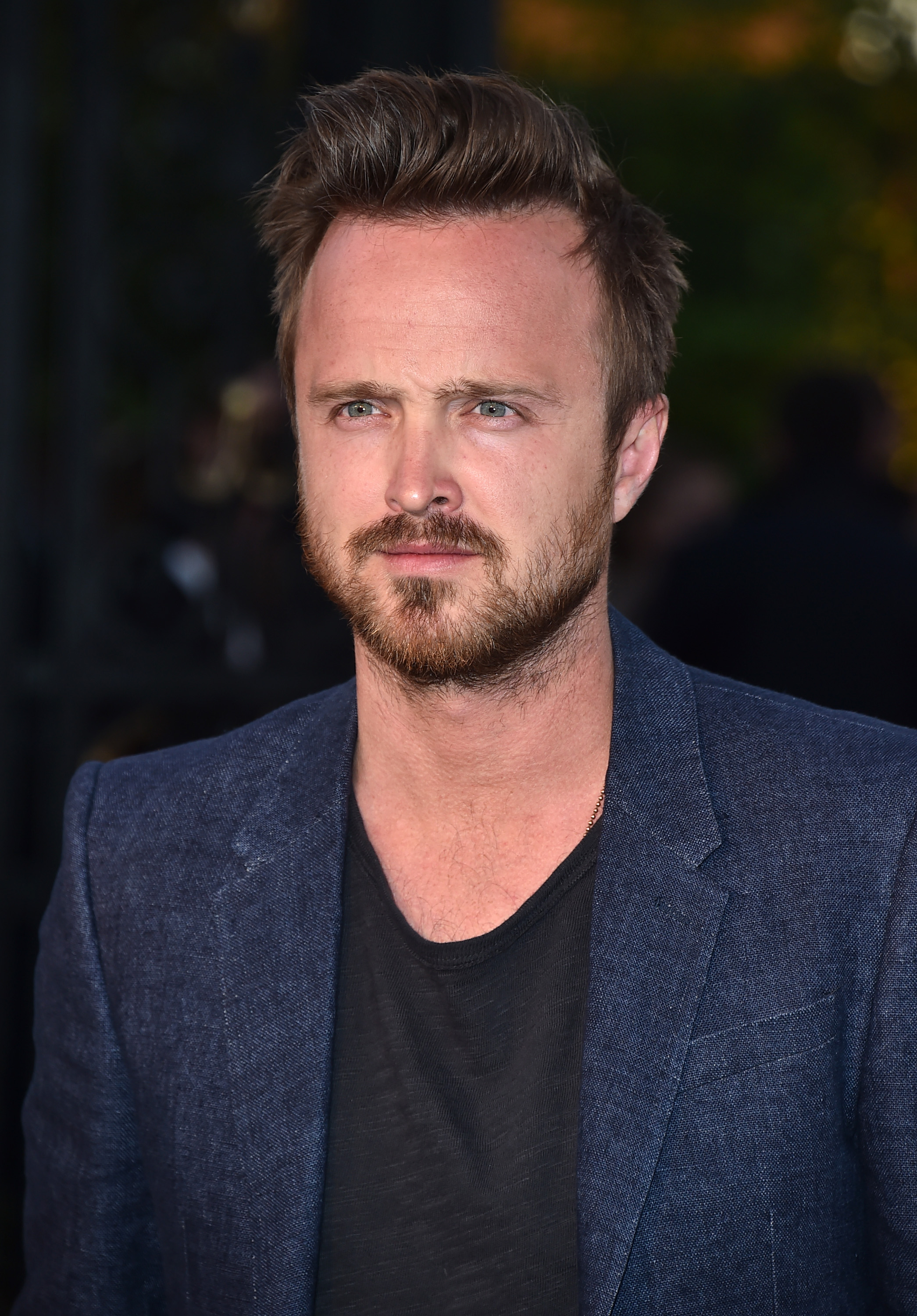 Aaron Paul at Burberry's 