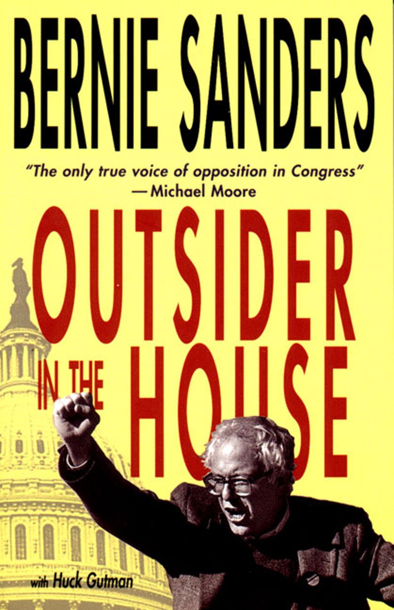 But the cover of Vermont Sen. Bernie Sanders' 1998 memoir shows that he really does go his own way. It breaks all the design rules, looking more like an airport thriller.