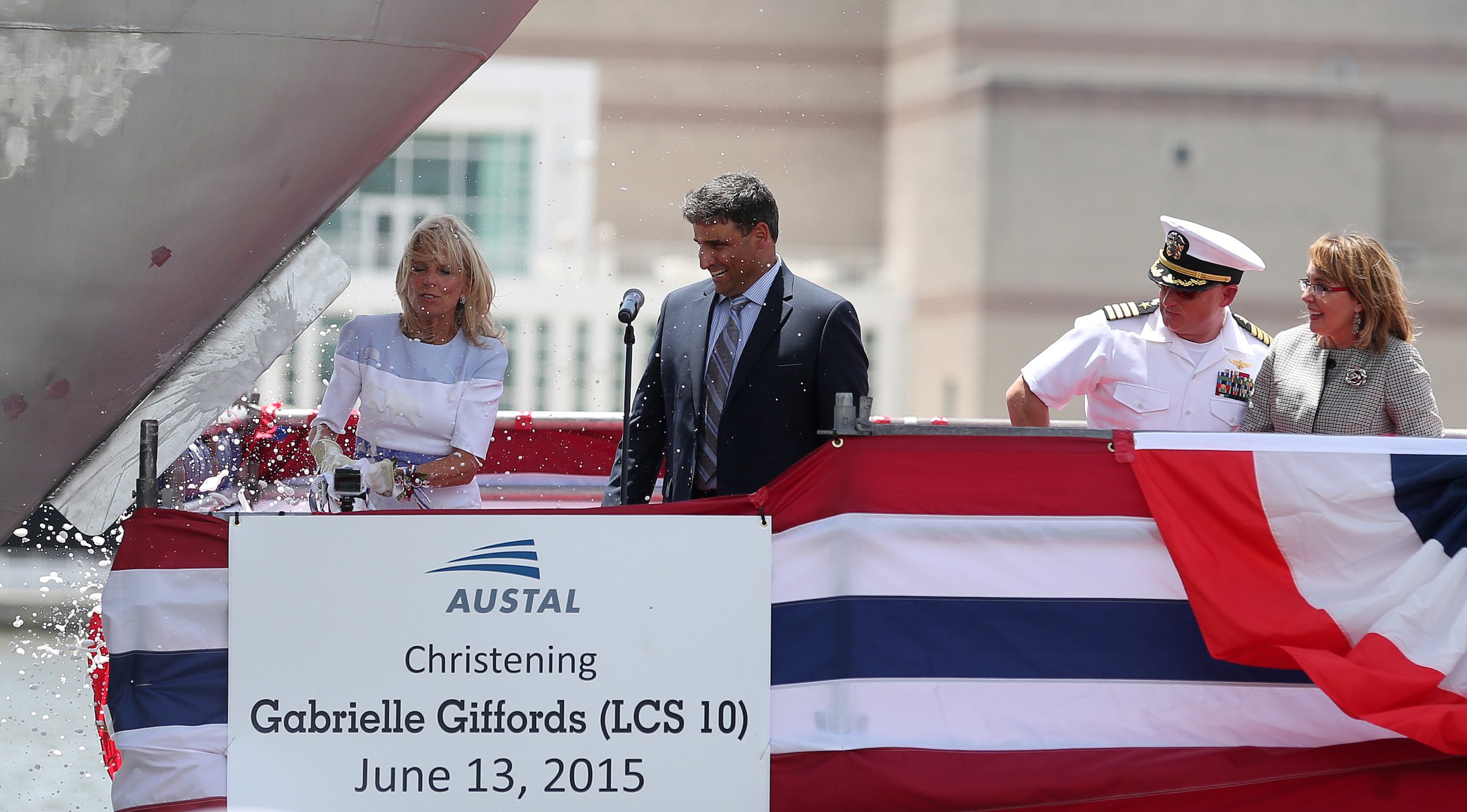LCS Gabrielle Giffords Christening