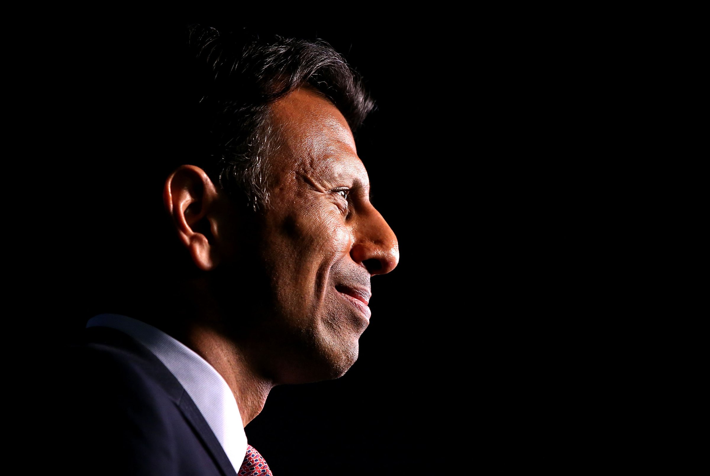 Louisiana Governor Bobby Jindal announces his candidacy for the 2016 Presidential nomination during a rally on June 24, 2015 in Kenner, Louisiana.