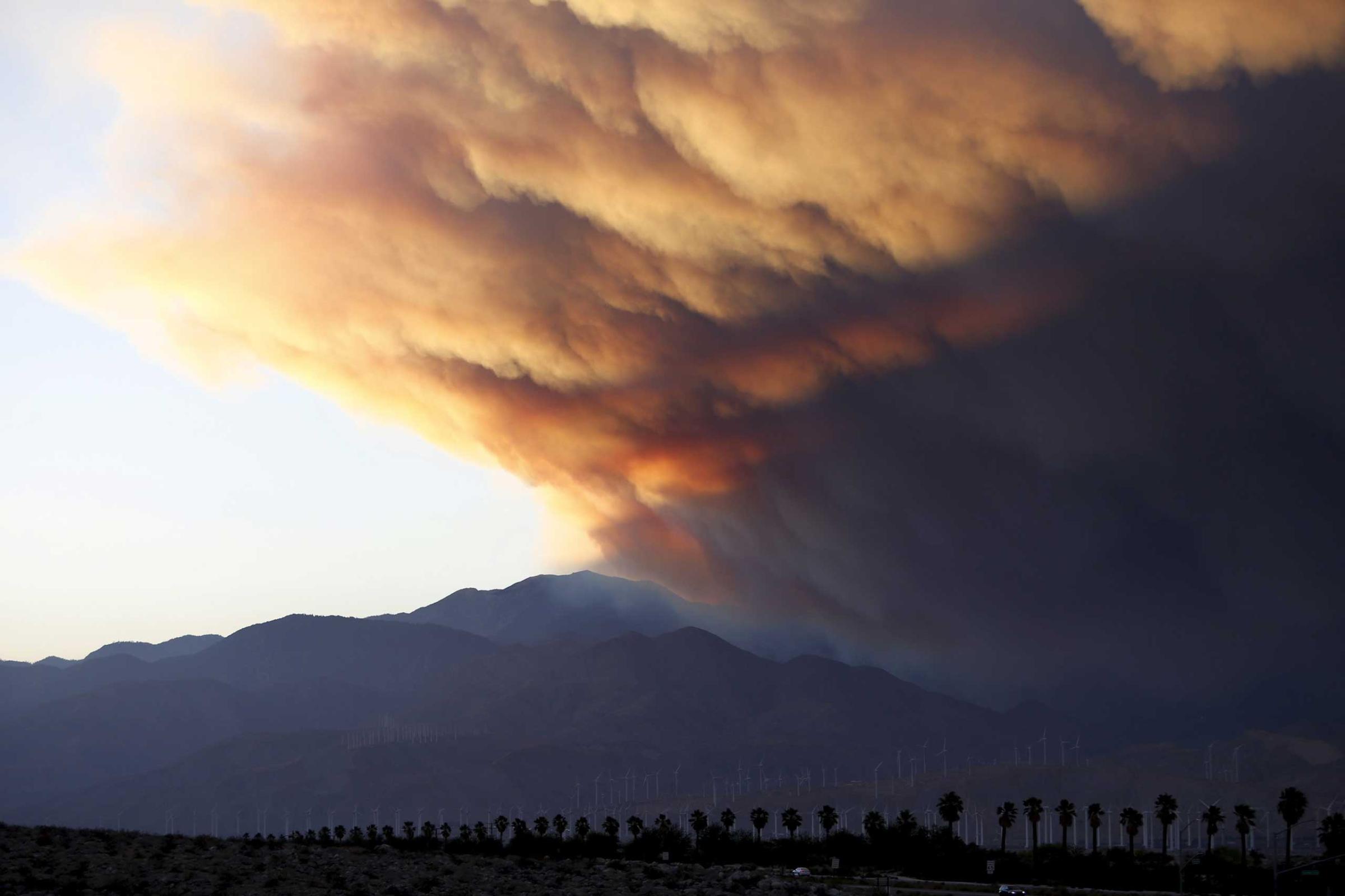 California Wildfire Lake Fire San Bernardino