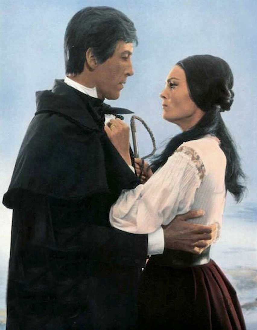 Christopher Lee and Daliah Lavi in The Whip and the Body (1963)