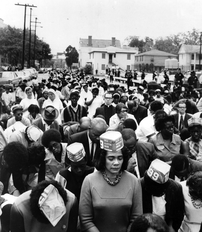 Coretta Scott King Marches In Charleston