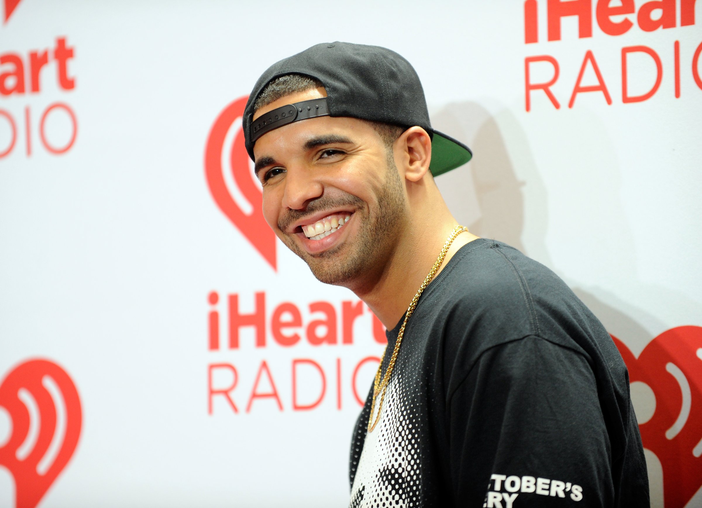 Singer Drake attends the iHeartRadio Music Festival at the MGM Grand Garden Arena in Las Vegas, on September 21, 2013