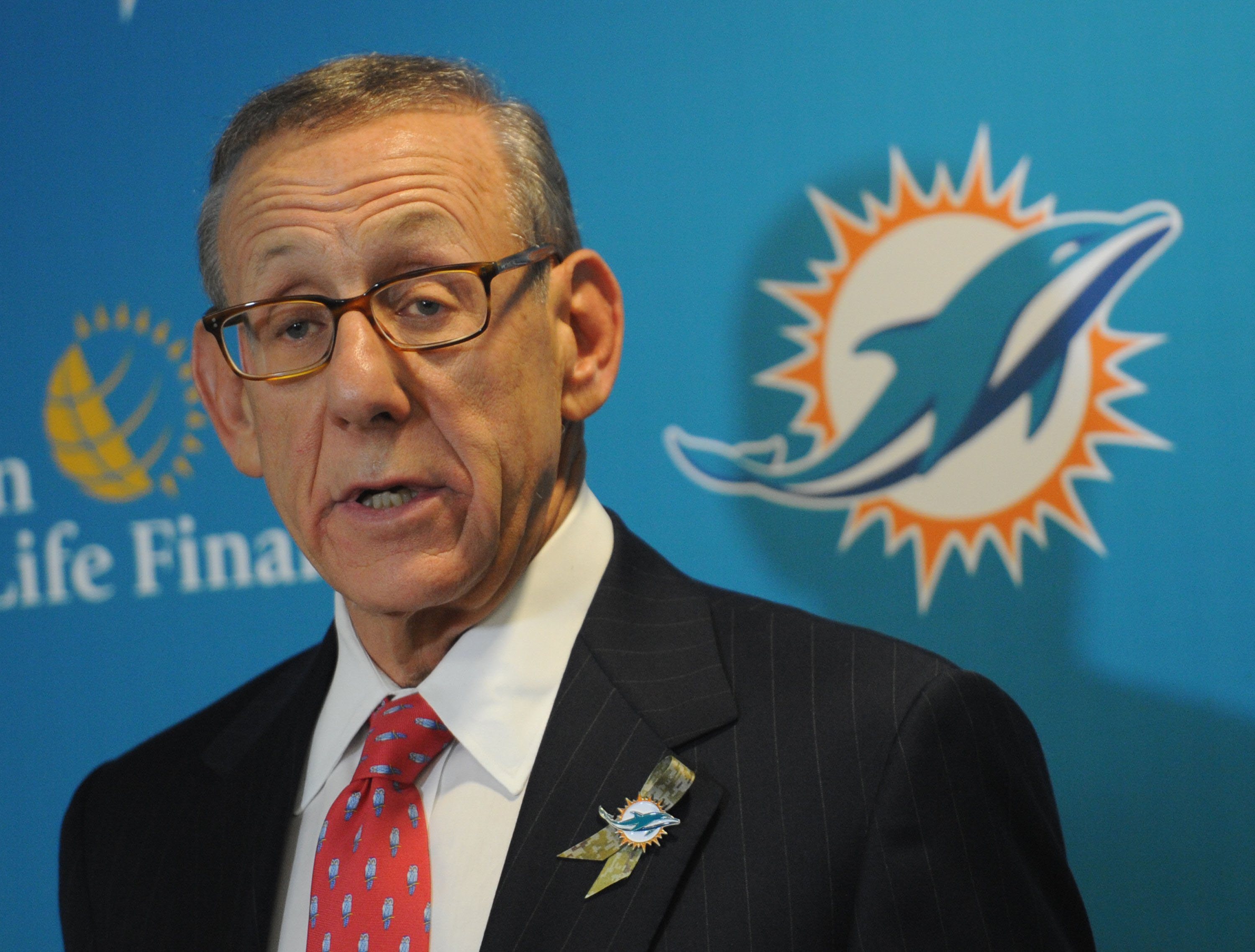 Stephen Ross, owner of the Miami Dolphins. (Sun Sentinel&mdash;MCT via Getty Images)