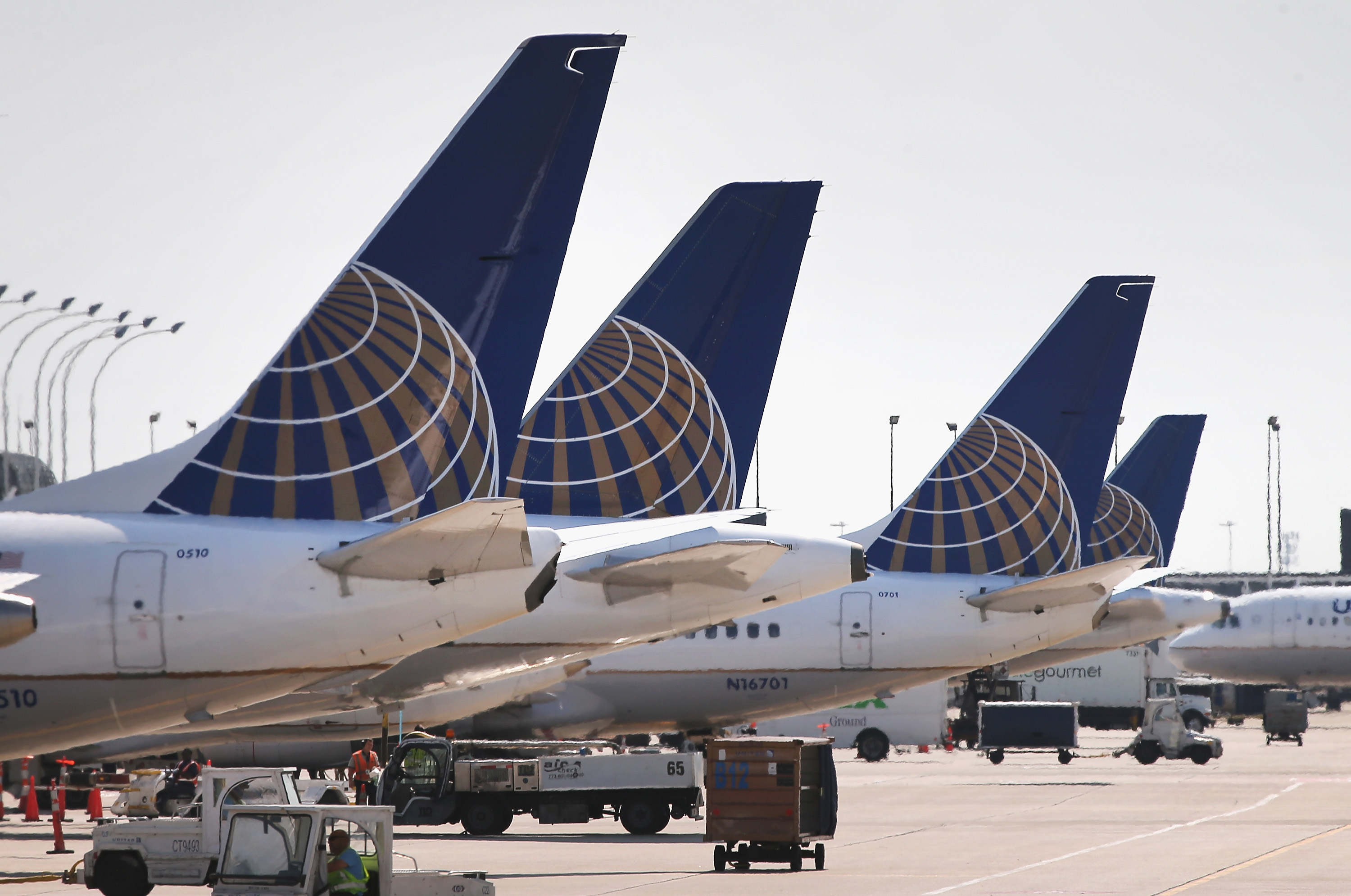 United jets. (Scott Olson&mdash;Getty Images)