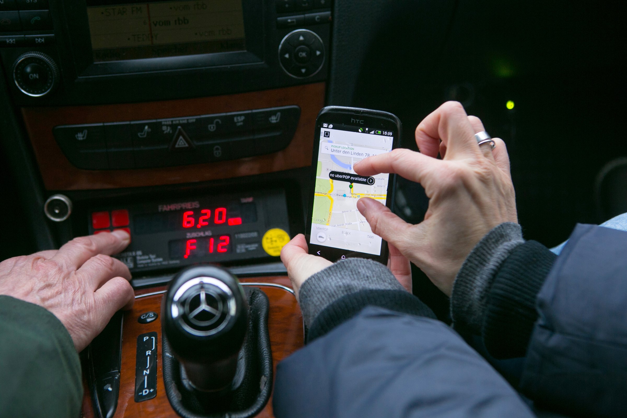 Berlin's Taxis As German Court Considers Uber Technologies Inc. Ban