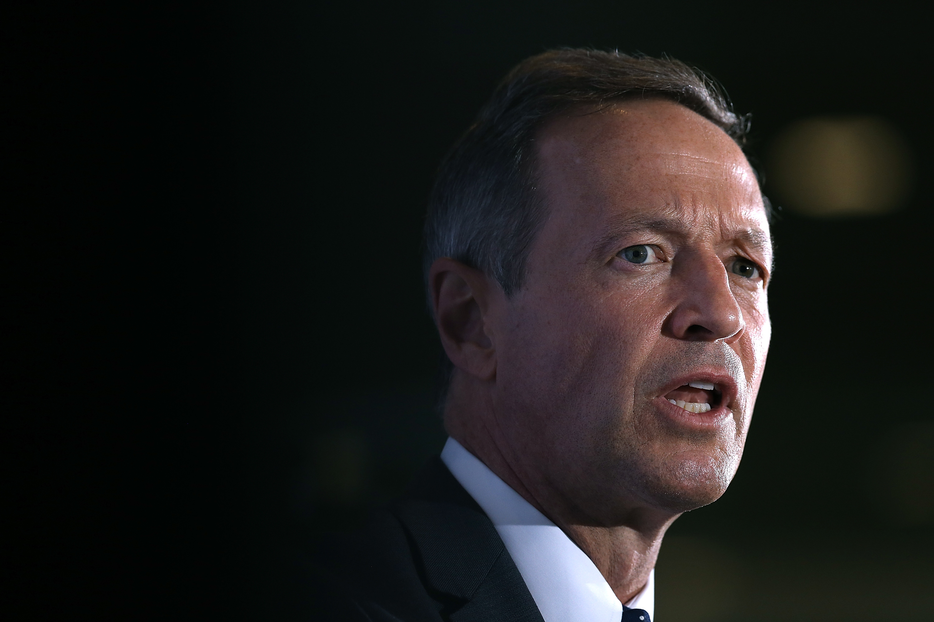 U.S. Democratic presidential candidate and former Maryland Gov. Martin O'Malley speaks at the U.S. Hispanic Chamber of Commerce June 3, 2015 in Washington, DC. (Win McNamee&mdash;Getty Images)